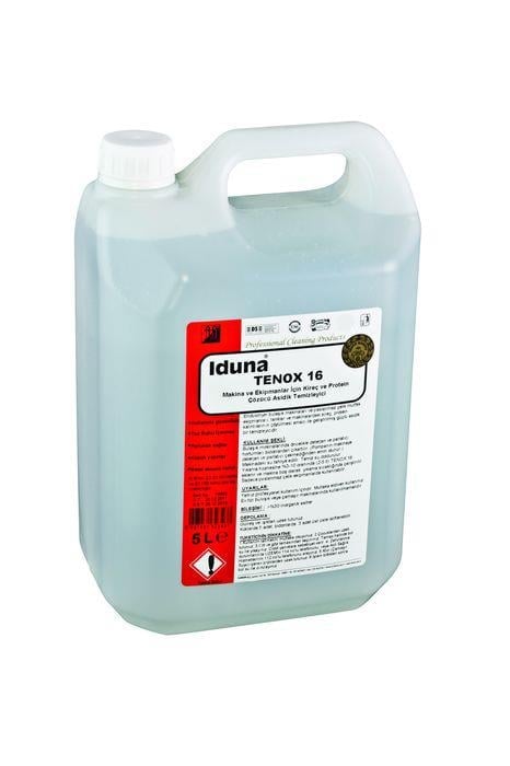 İduna Tenox 16 Makine ve Ekipmanlar İçin Kireç ve Protein Çözücü Asidik Temizleyici