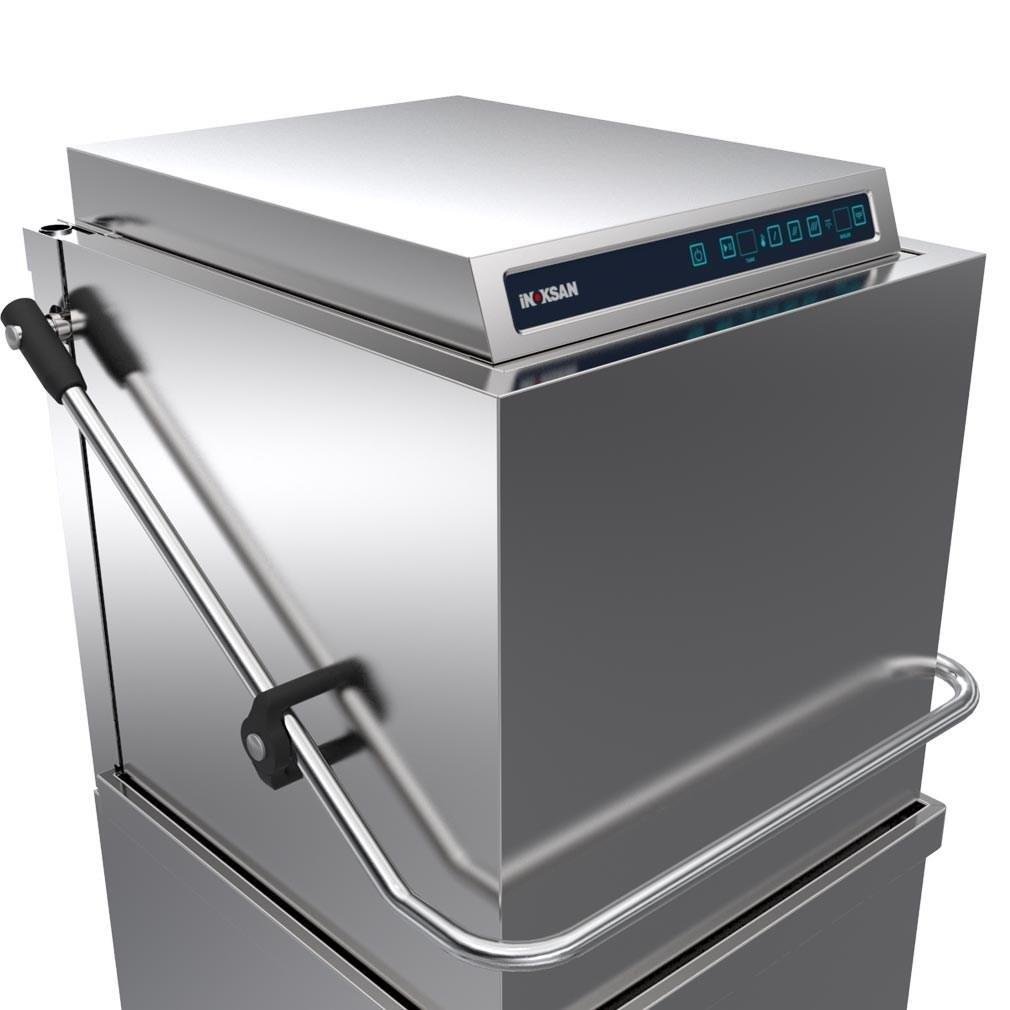 İnoksan - Giyotin Tipi Bulaşık Yıkama Makinesi Digital Göstergeli 1000 Tabak Kapasiteli - Parlatıcı ve Deterjan Pompalı (INO-BYM102PD)