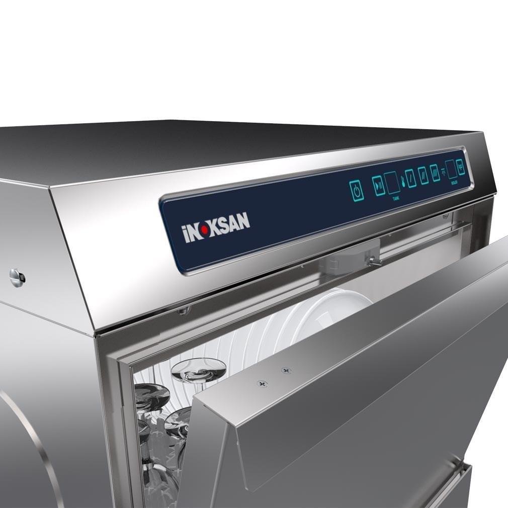 İnoksan - Set Altı Bulaşık Yıkama Makinesi 500 Tabak Kapasiteli - Tahliye - Parlatıcı - Deterjan Pompalı (INO-BYM052TPD)