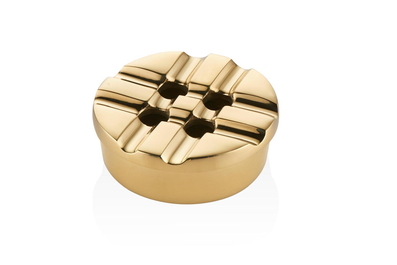 Pios Yuvarlak Pirinç Döküm Küllük