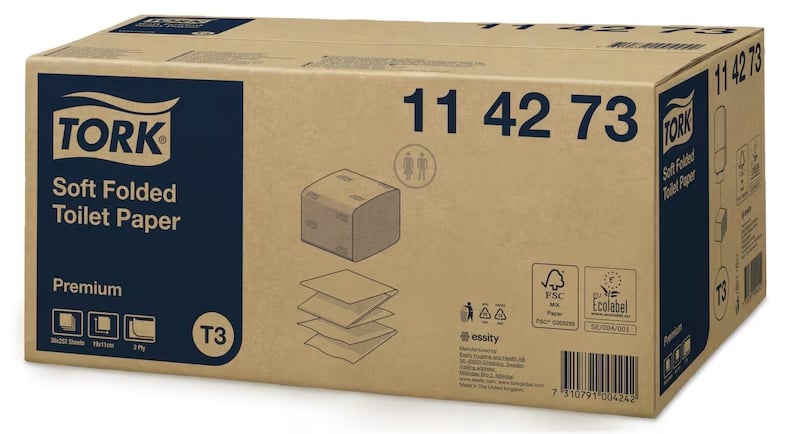 Tork Katlamalı Tuvalet Kağıdı Premium 252*30