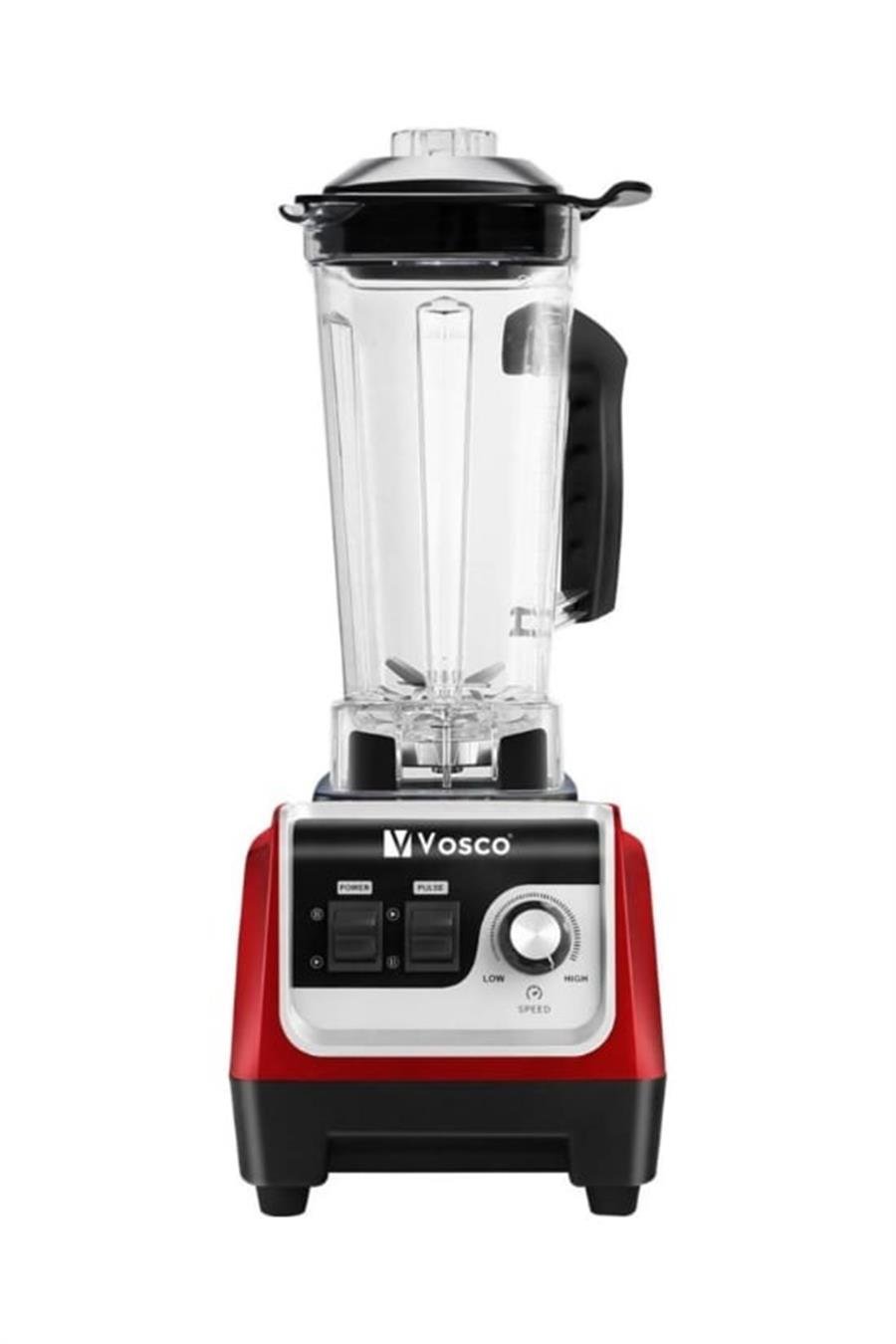 Vosco VHS-206K Bar Blender Manuel 2 Lt Buz Kırıcılı 2000W Kırmızı
