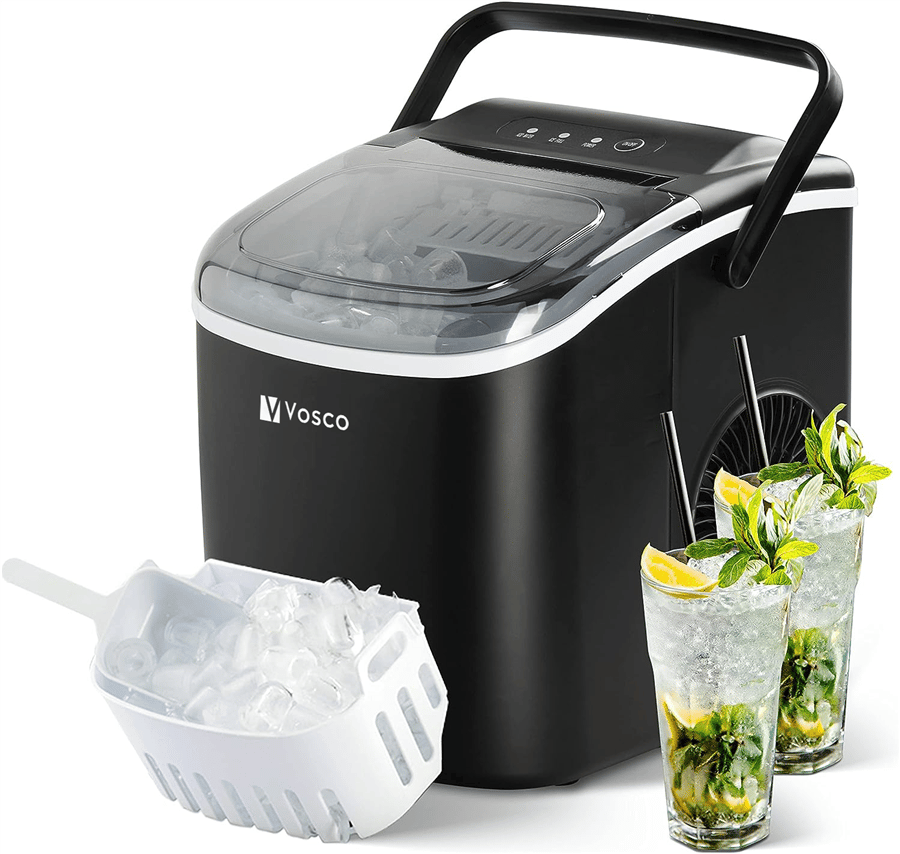 Vosco VHZB-12HS Eko Set Üstü Buz Makinesi 12 Kg Siyah