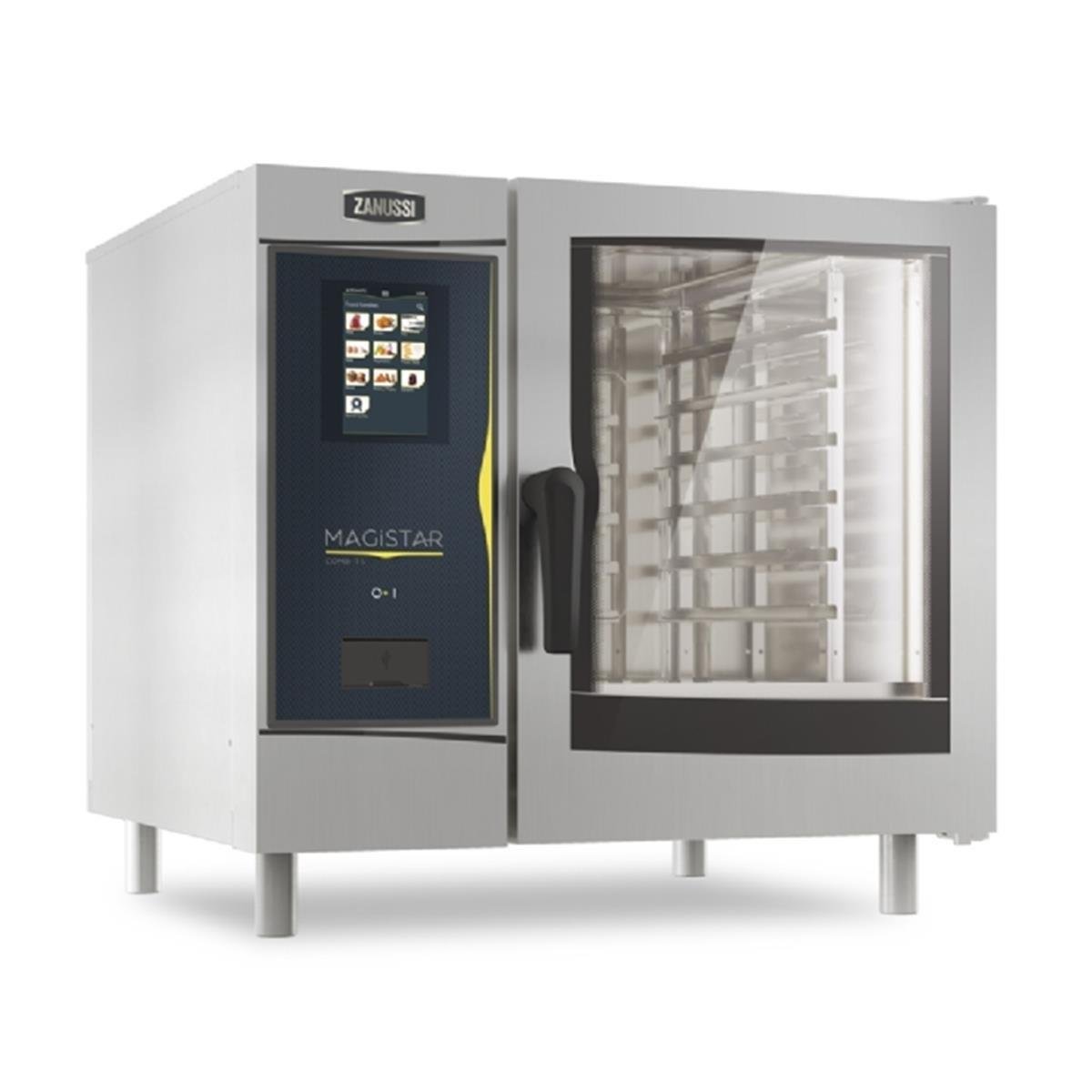 Zanussi Magistar Doğal Gazlı Boylerli Kombi Fırın 6 Tepsili GN 1/1 Dokunmatik Ekranlı 218780 