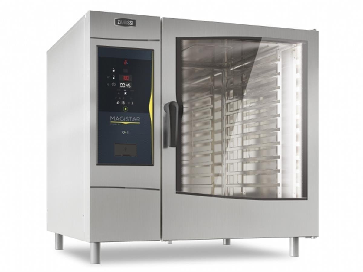 Zanussi Magistar Elektrikli Kombi Fırın 10 Tepsili GN 2/1 Dijital Ekranlı 218923