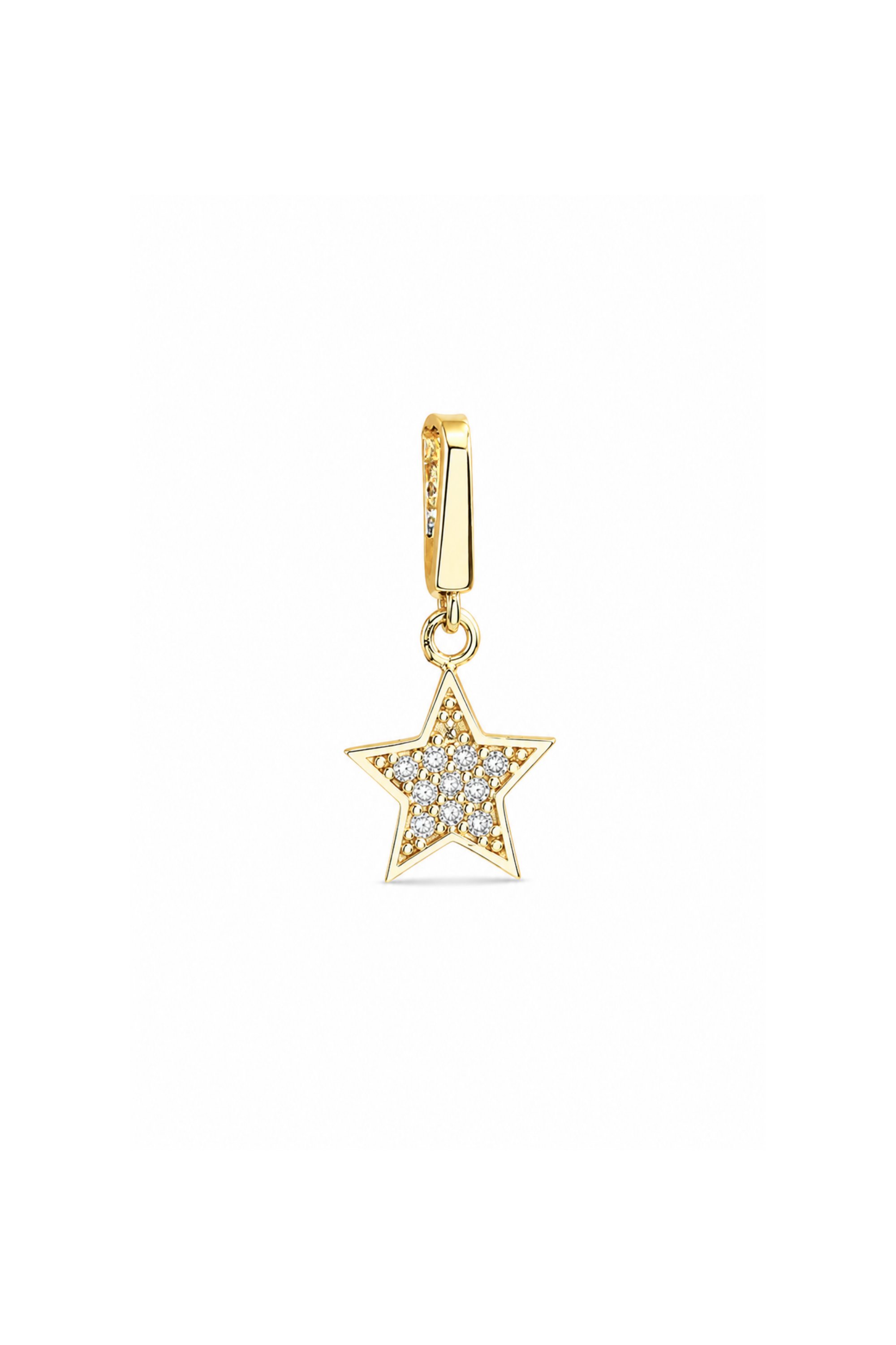 Fully Stone Yıldız Kilitli Charm Pendant