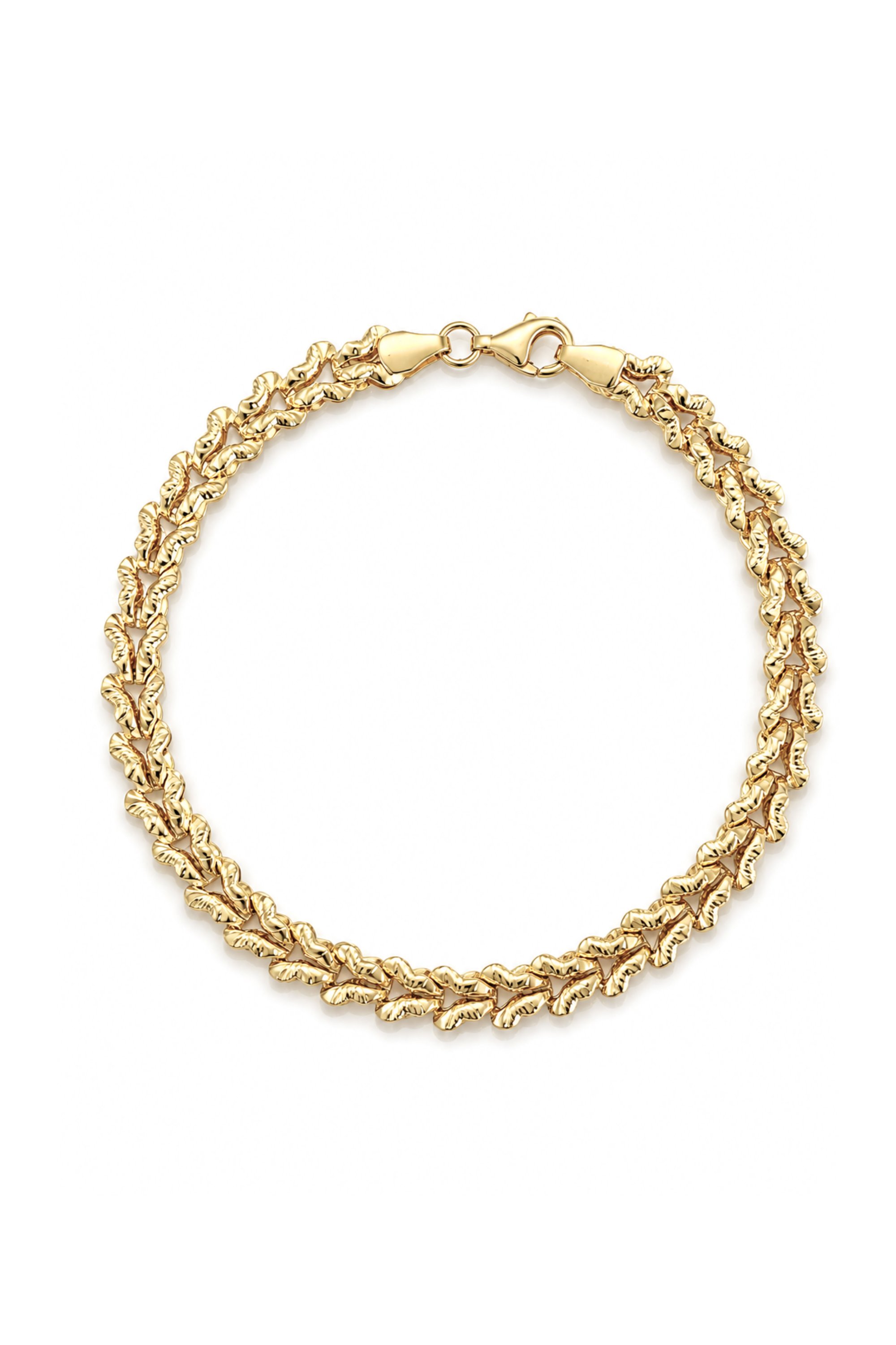 İşlemeli Buğday Pars Bracelet