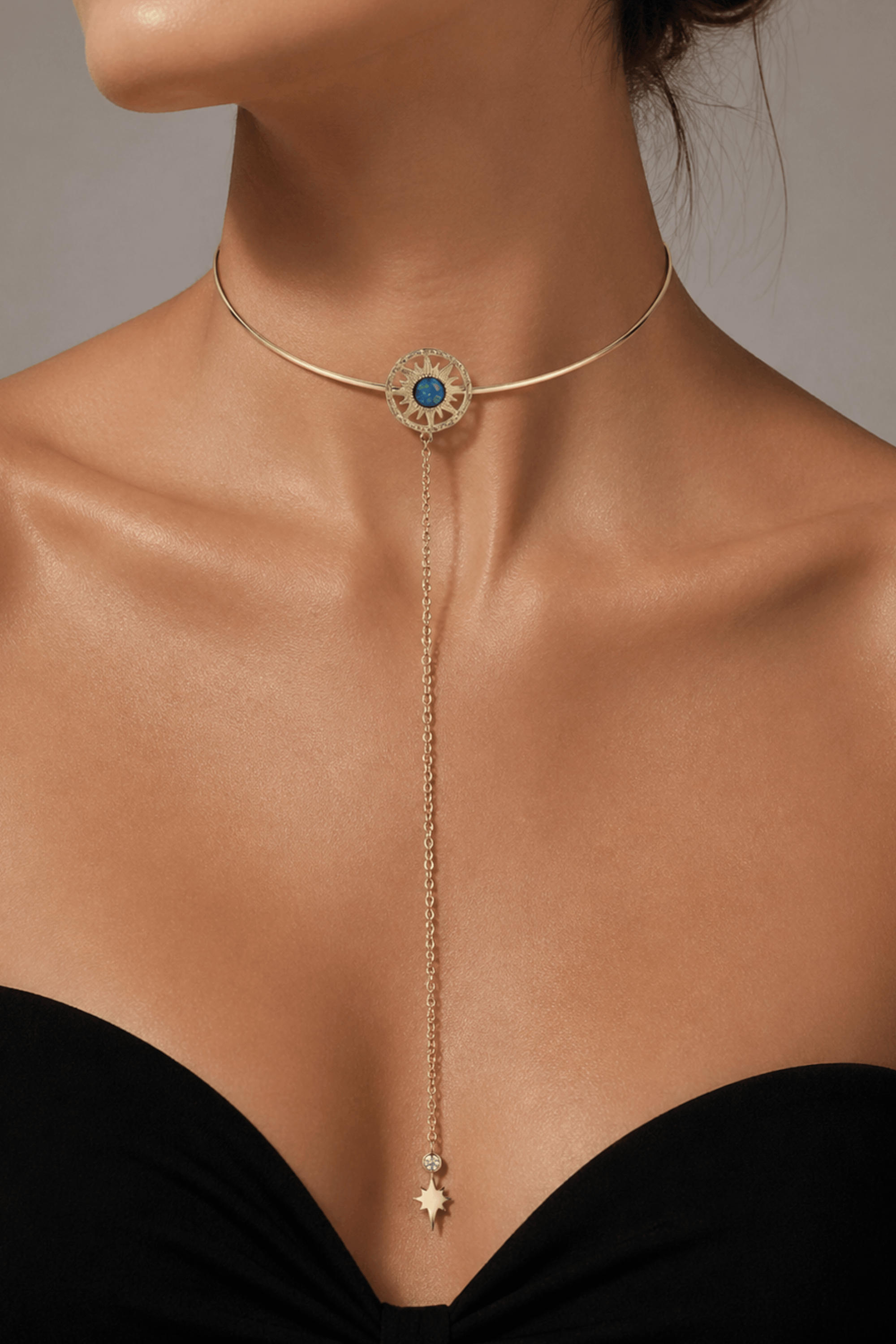 Lunara BL Opal Sallantılı Choker