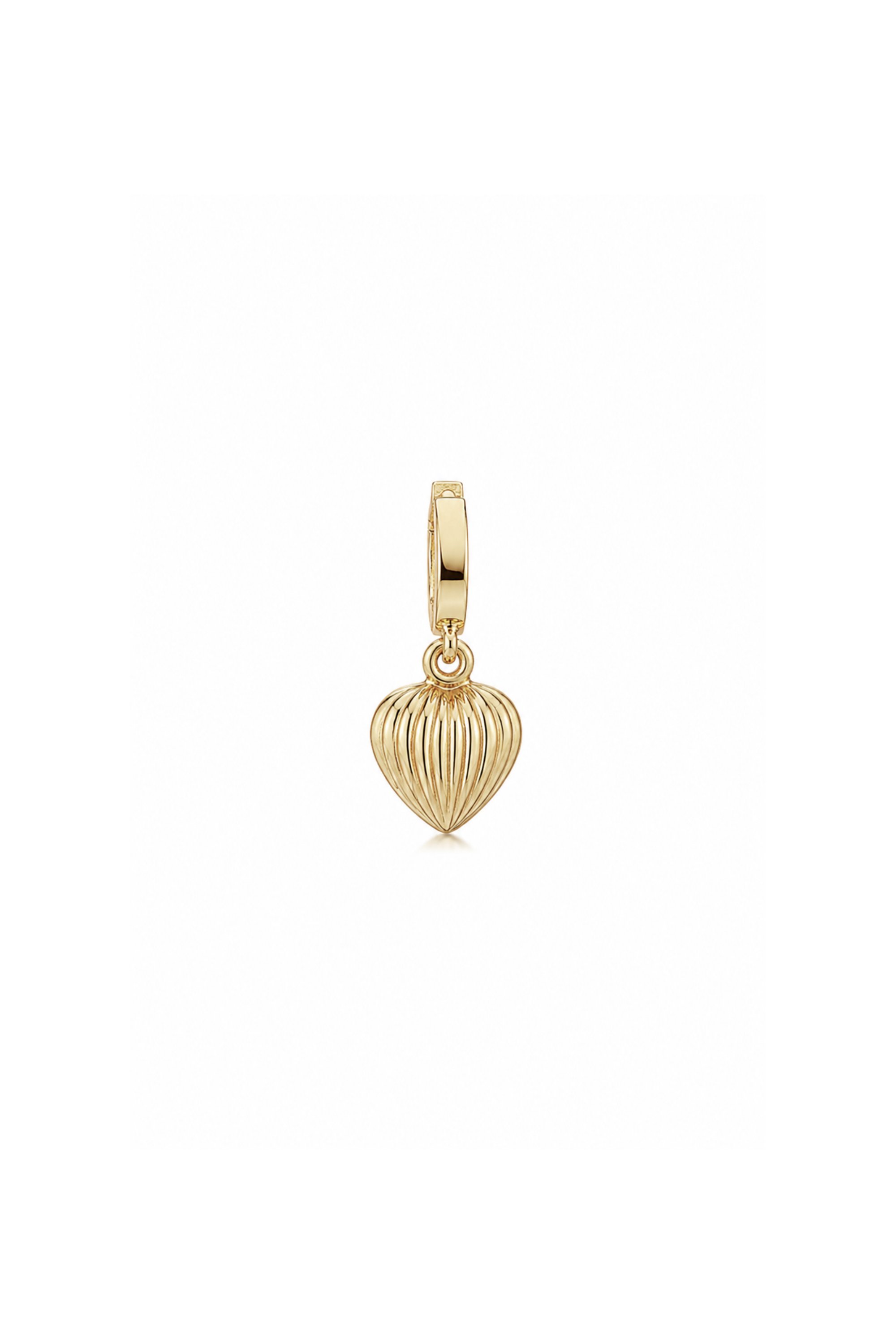 Minio Kalp Oval Kilitli Charm Pendant