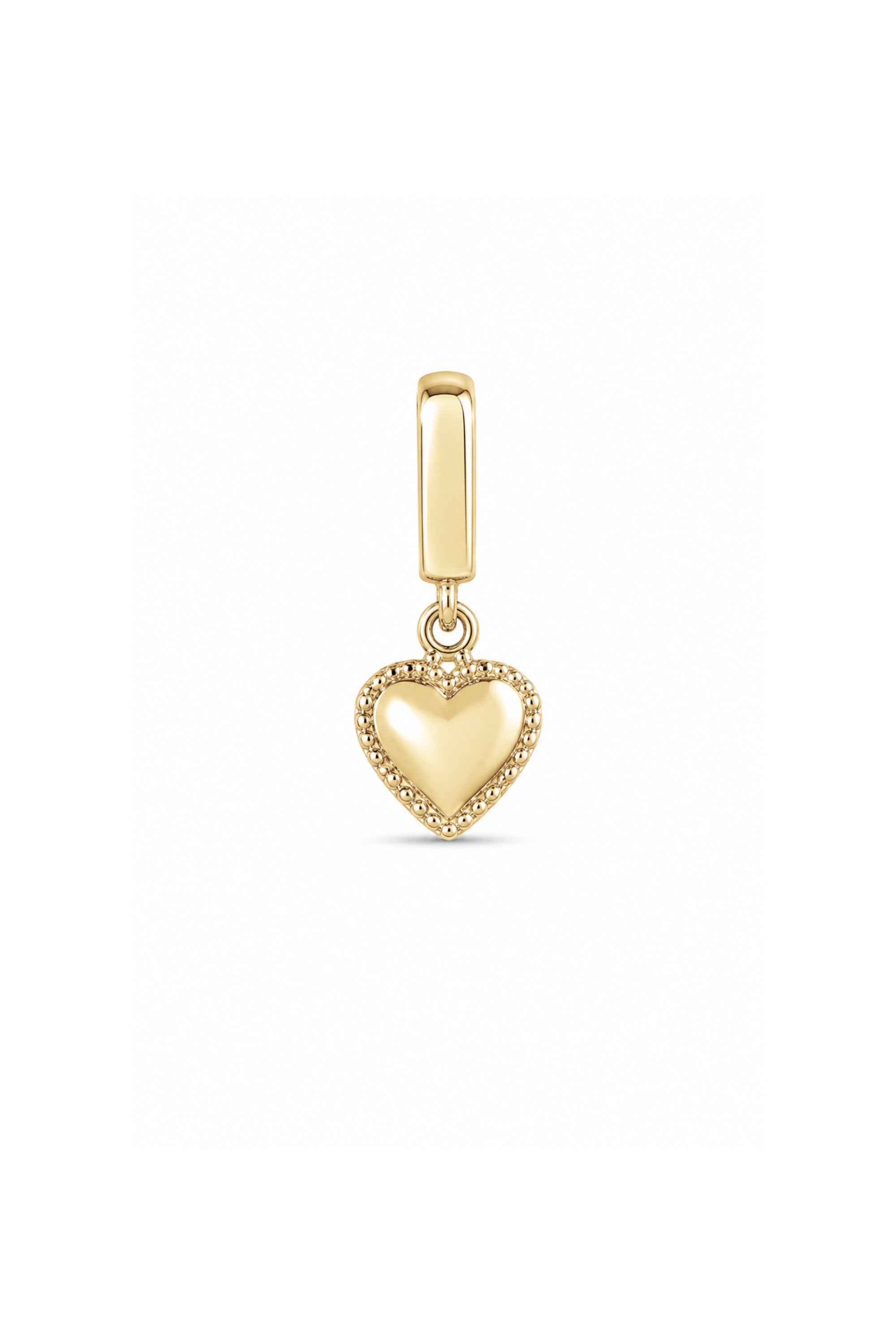 Minio Puntos Kalp Kilitli Charm Pendant