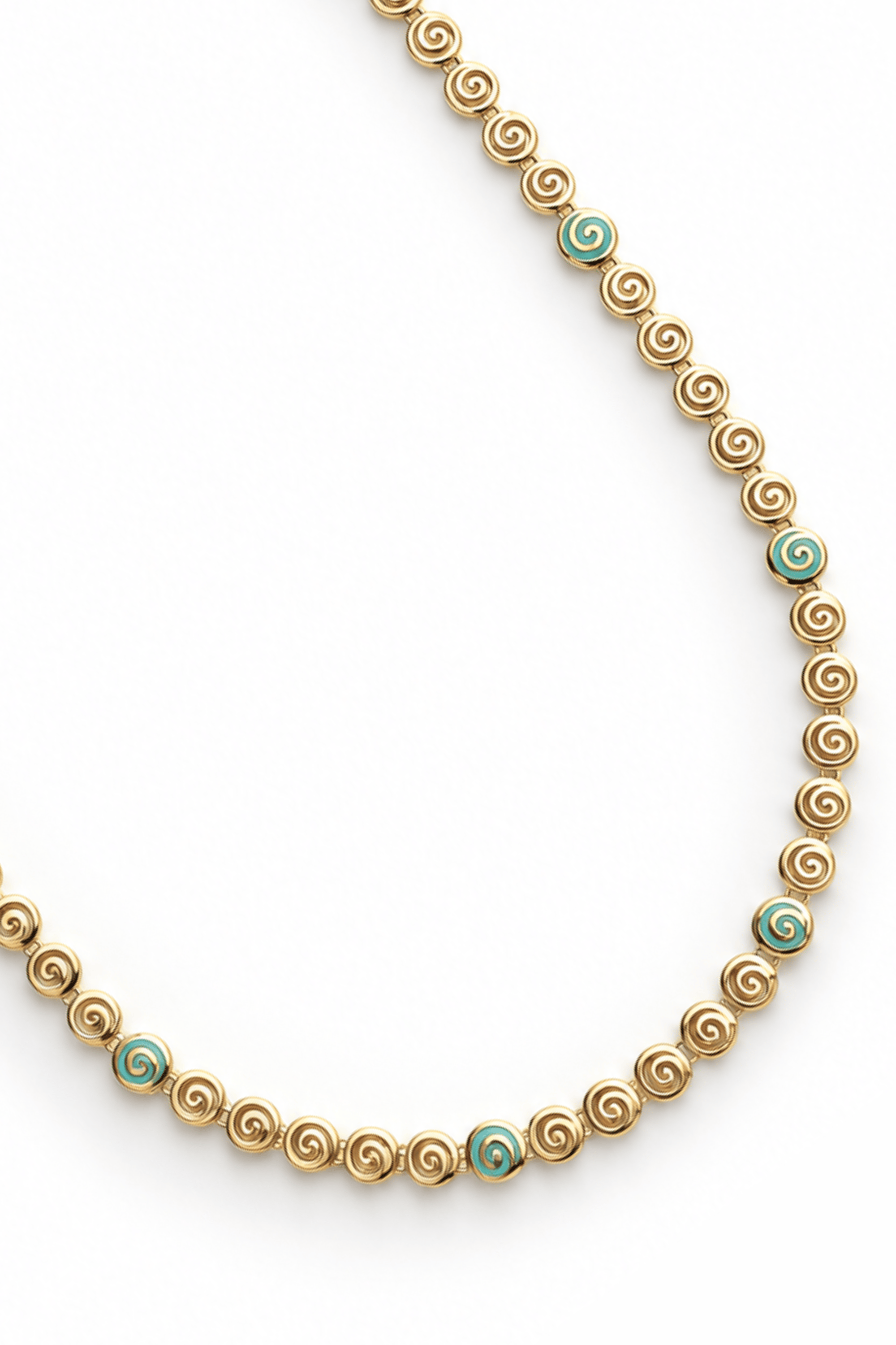 Mistero Spiral Blu Kolye