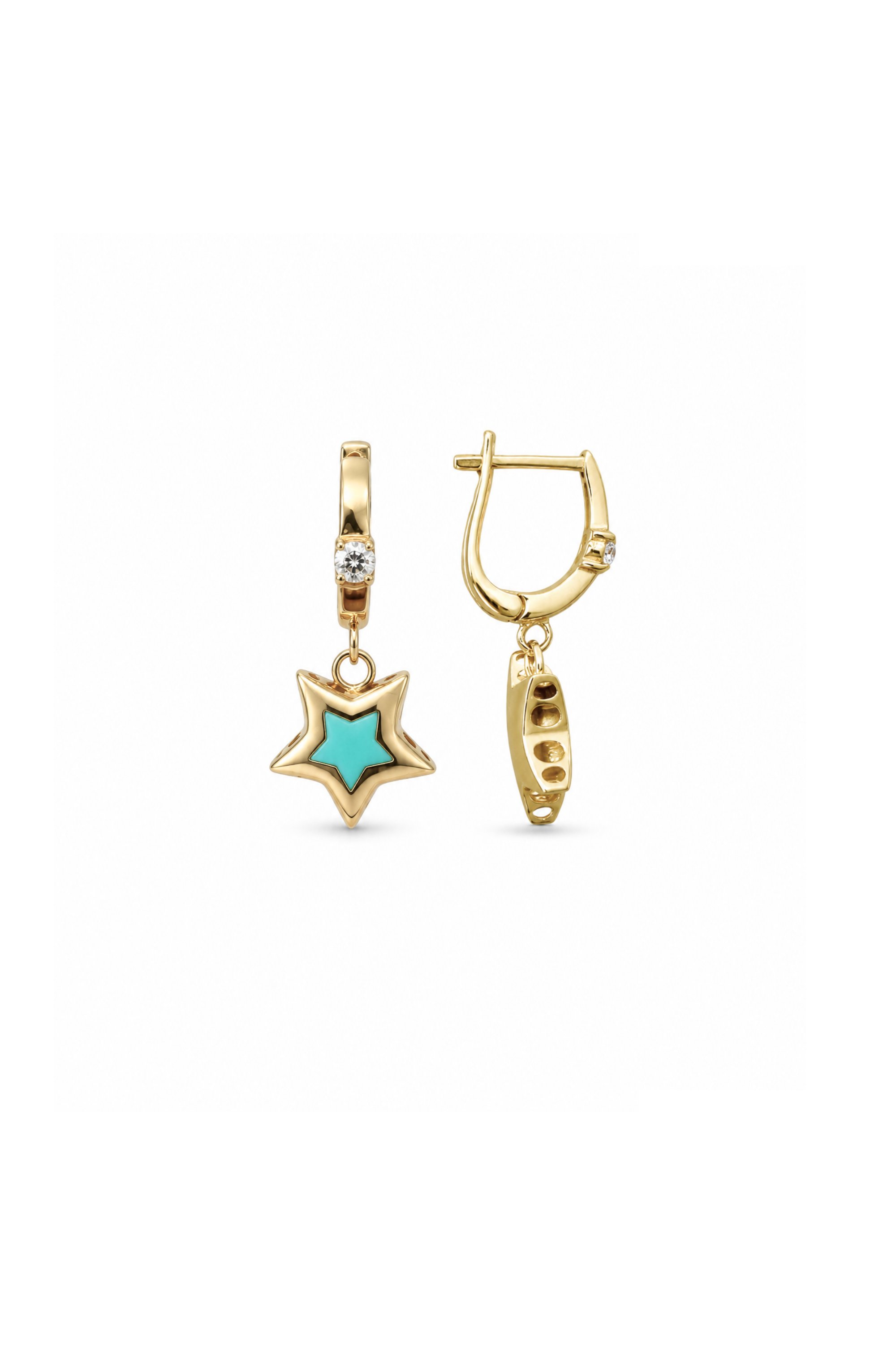 Starry Sallantılı Mineli Küpe