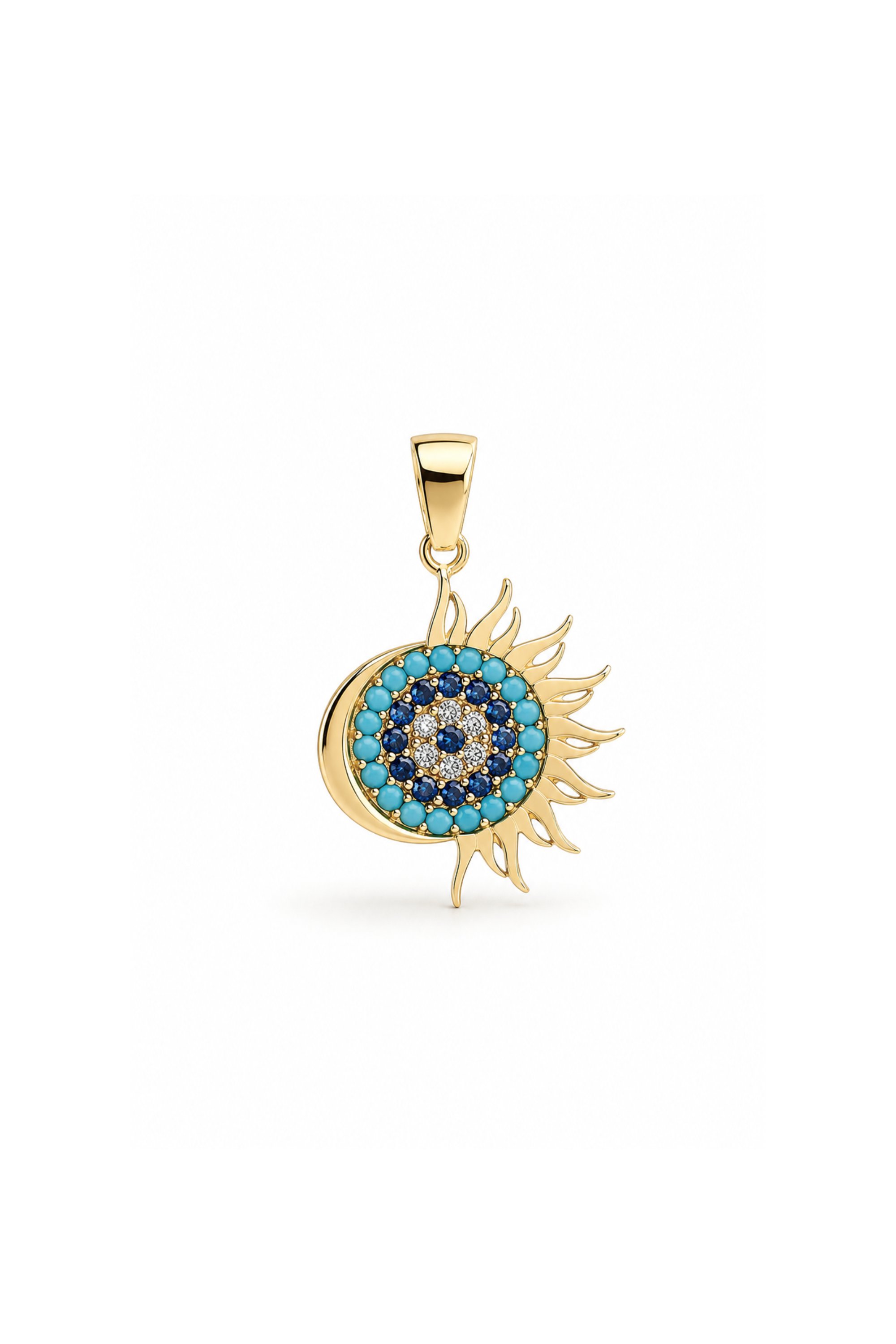 Stone Göz Kirpikli Pendant