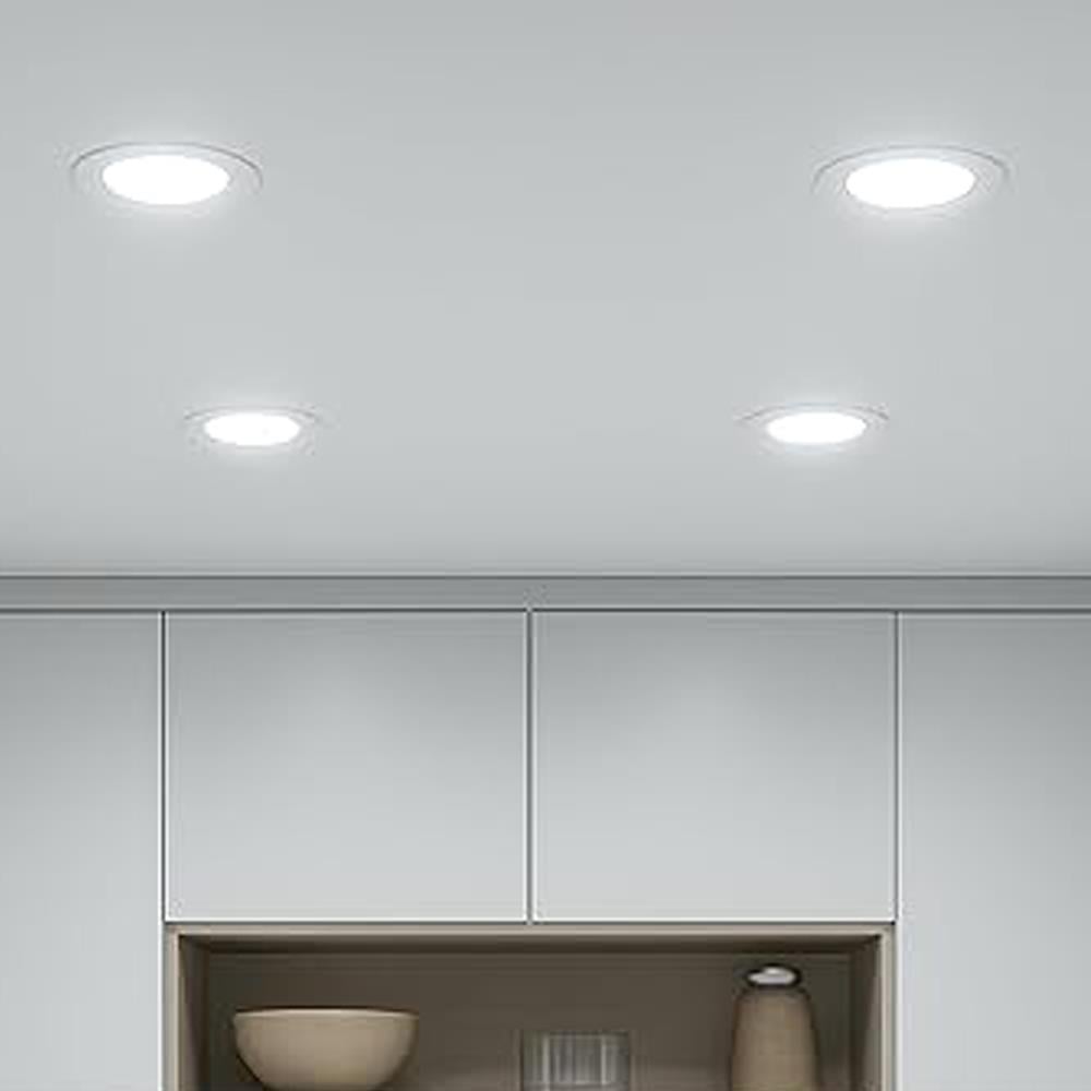 0202-15Y Sıva Altı LED Panel Camlı Yuvarlak 6500K