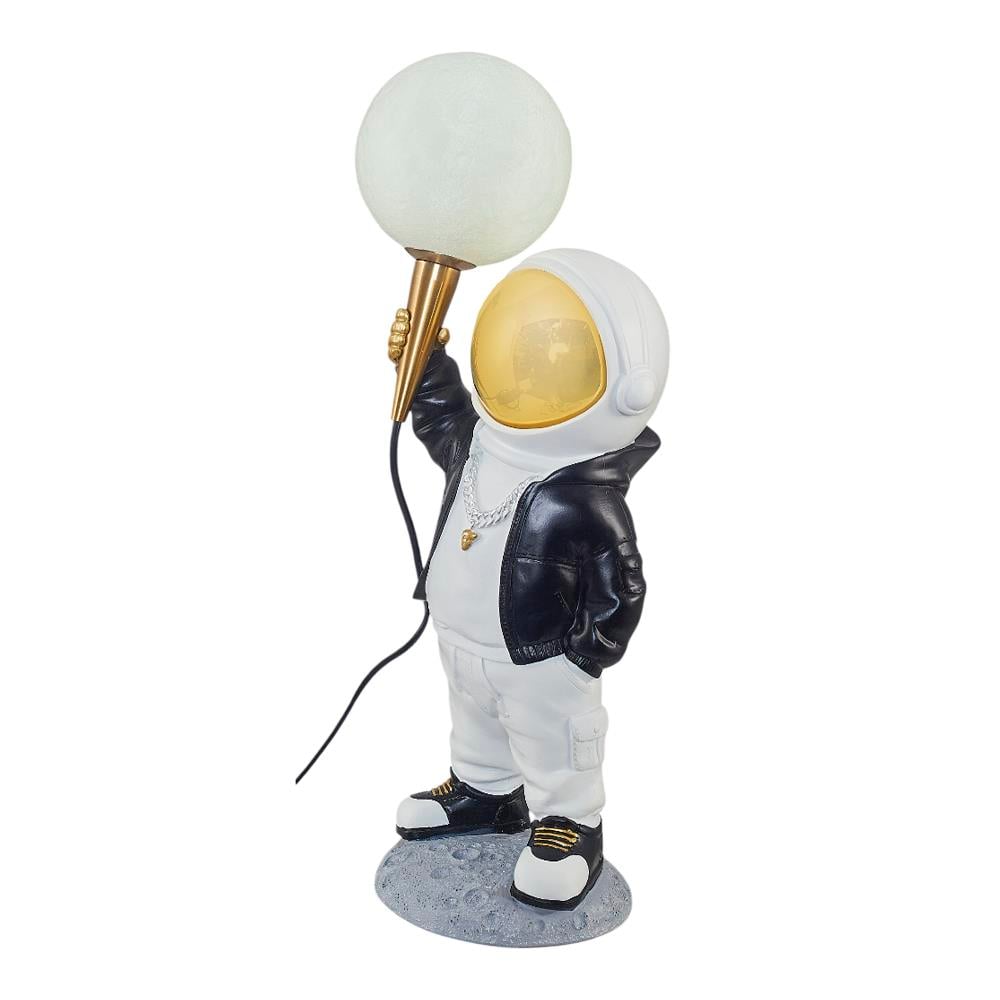 2050-7  Astronot Heykel Erkek 13.5*20*45CM SİYAH