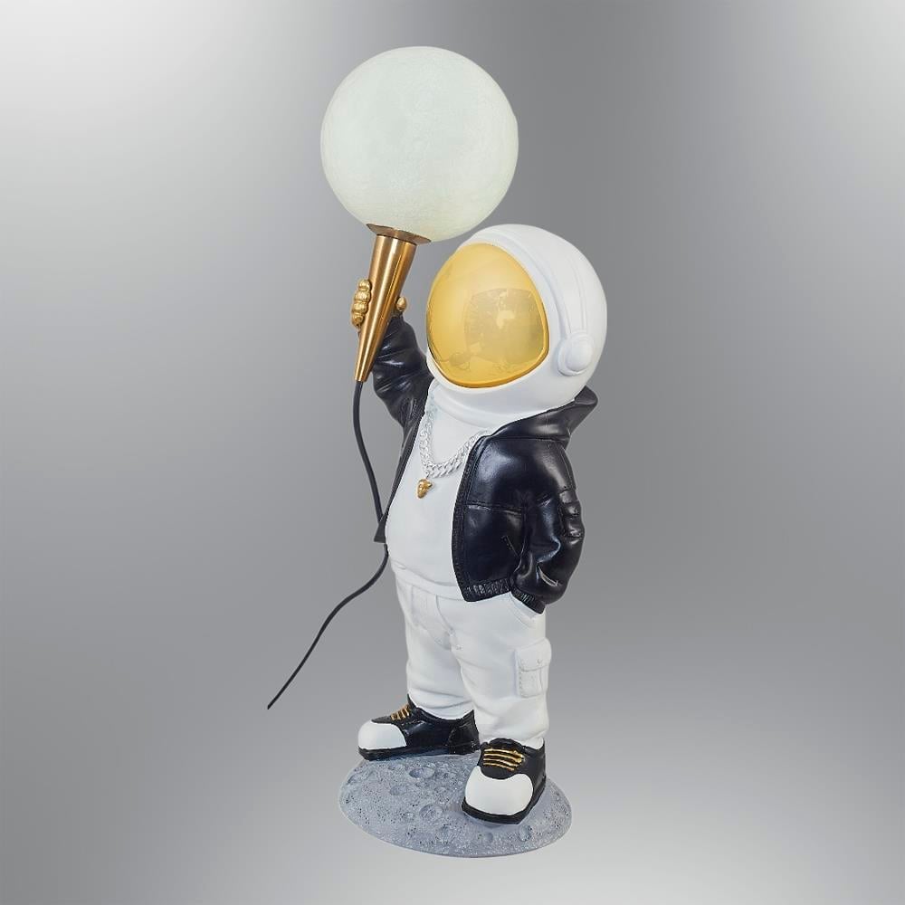 2050-7  Astronot Heykel Erkek 13.5*20*45CM SİYAH