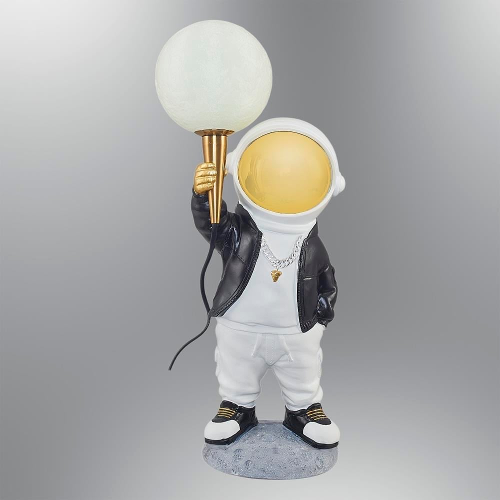 2050-7  Astronot Heykel Erkek 13.5*20*45CM SİYAH