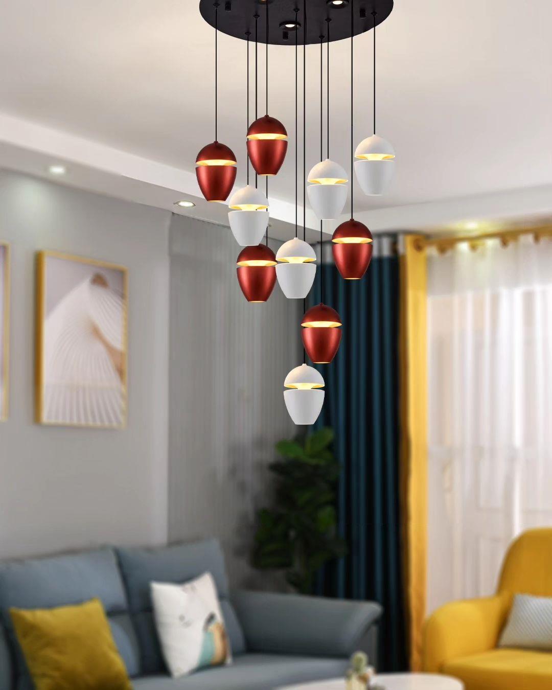 2807-10A-0104 Dris 10'Lu Sarkıt Beyaz-Kahve Mix