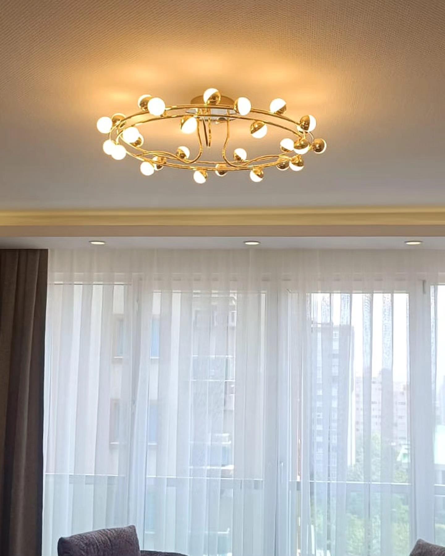 2842-27-03 Stary 80cm 27'Lİ PLAFONYER SARI 