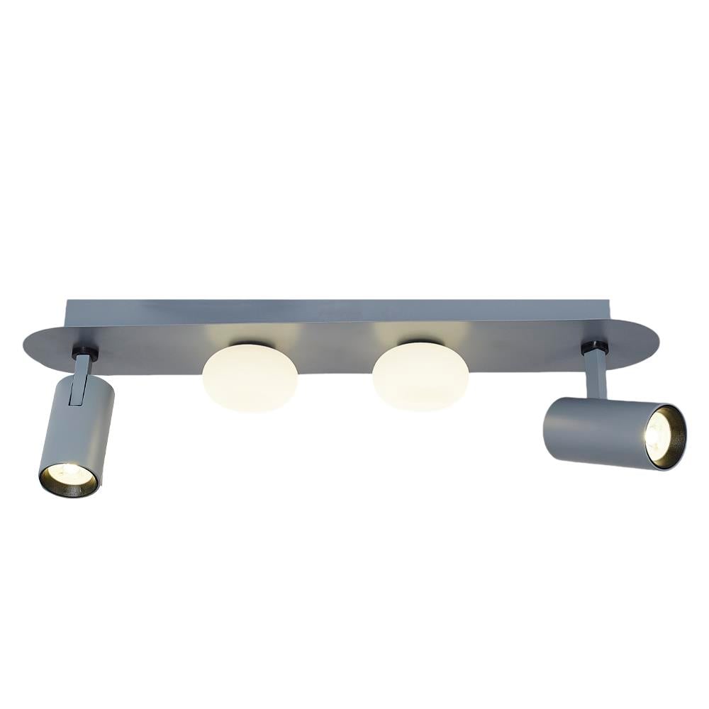 5044-4S-16 Plofenyer Sıralı 2 Cam+2 Spot Gri