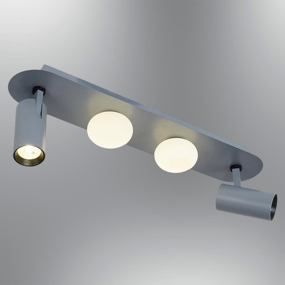 5044-4S-16 Plofenyer Sıralı 2 Cam+2 Spot Gri