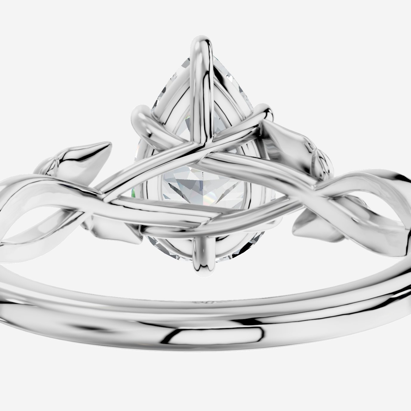 Acantha Damla Kesim Laboratuvar Pırlanta Yüzük | X Diamond