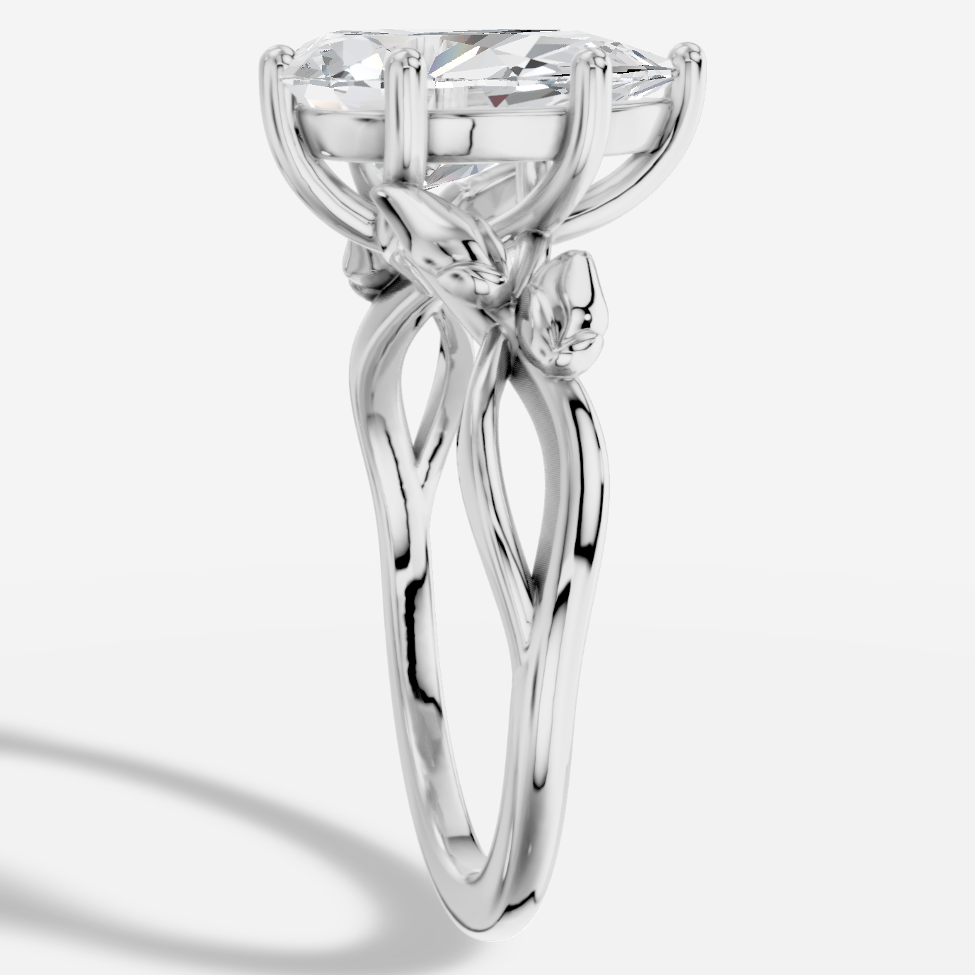 Acantha Damla Kesim Laboratuvar Pırlanta Yüzük | X Diamond