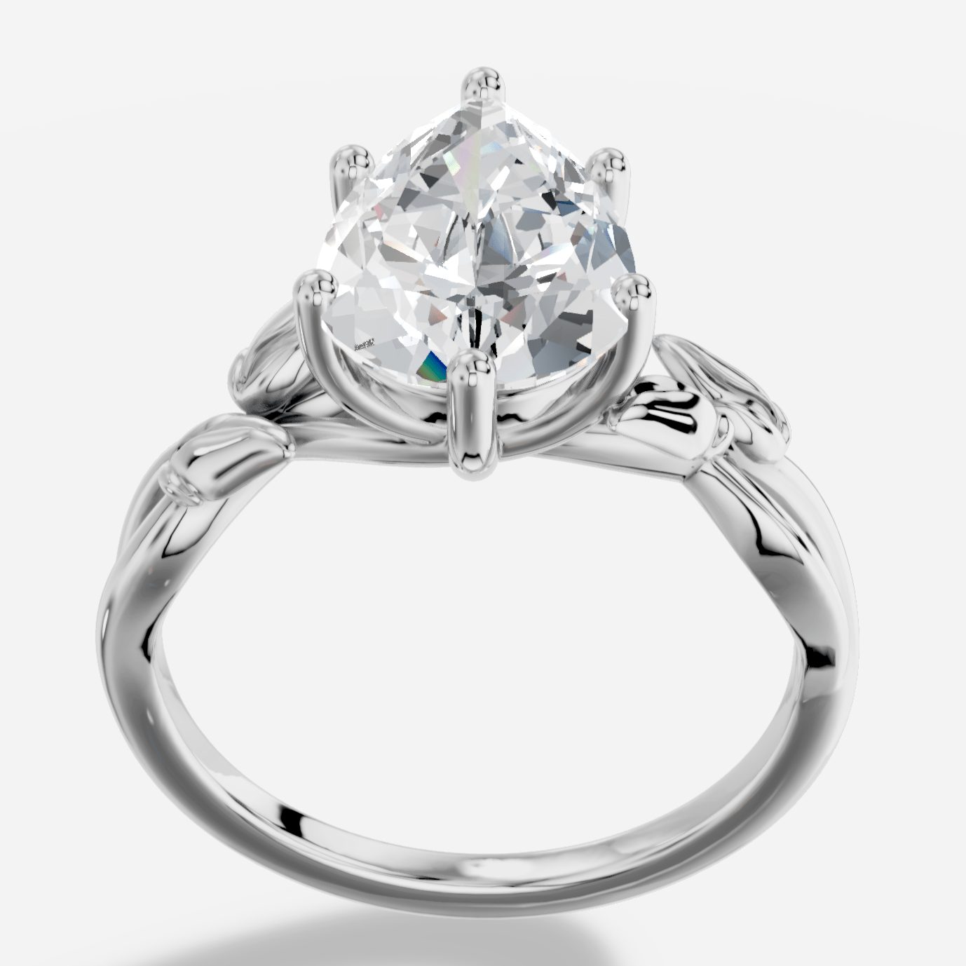 Acantha Damla Kesim Laboratuvar Pırlanta Yüzük | X Diamond