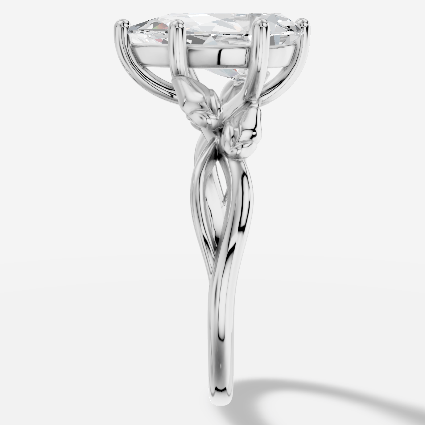 Acantha Damla Kesim Laboratuvar Pırlanta Yüzük | X Diamond
