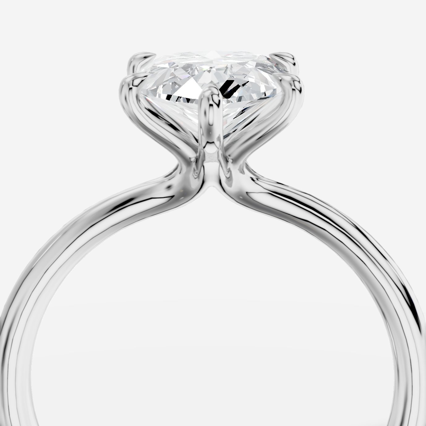 Cybele Damla Yuvarlak Kesim Laboratuvar Pırlanta Yüzük | X Diamond