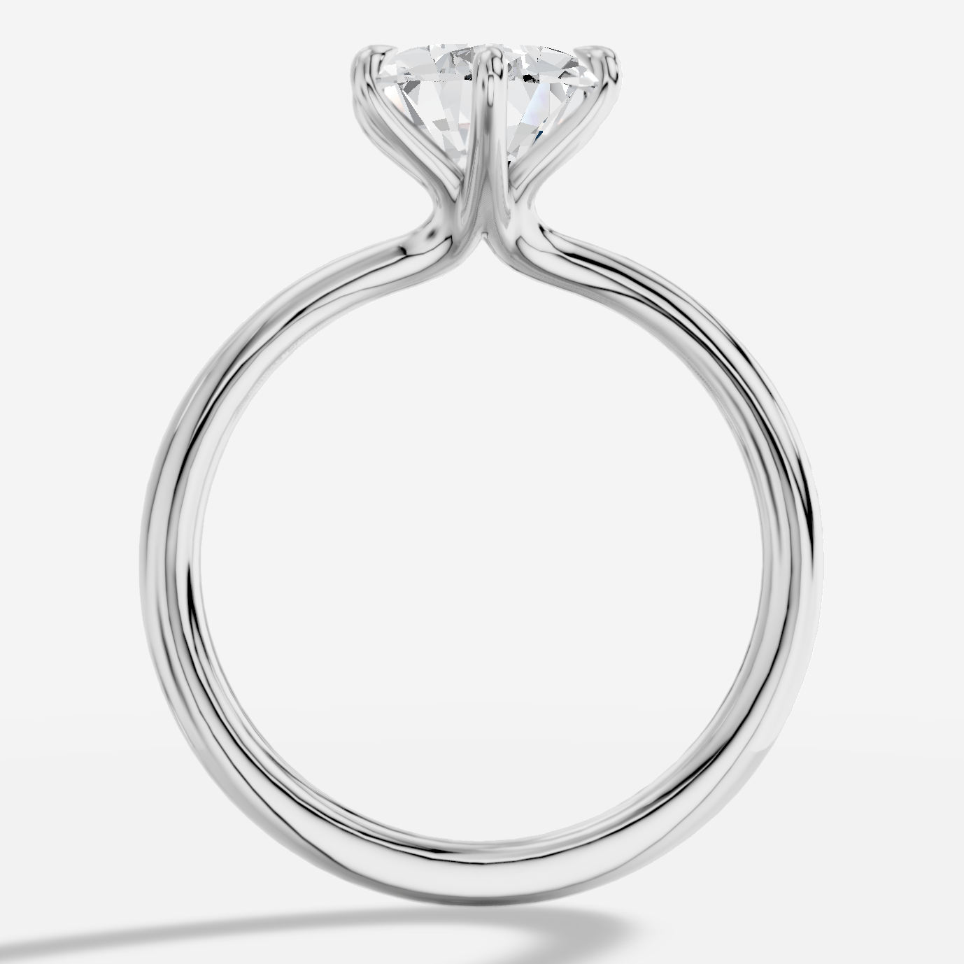 Cybele Damla Yuvarlak Kesim Laboratuvar Pırlanta Yüzük | X Diamond