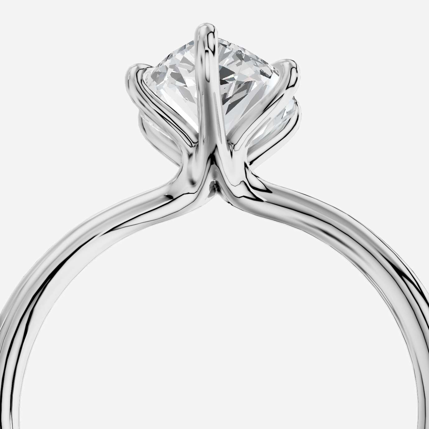 Cybele Damla Yuvarlak Kesim Laboratuvar Pırlanta Yüzük | X Diamond