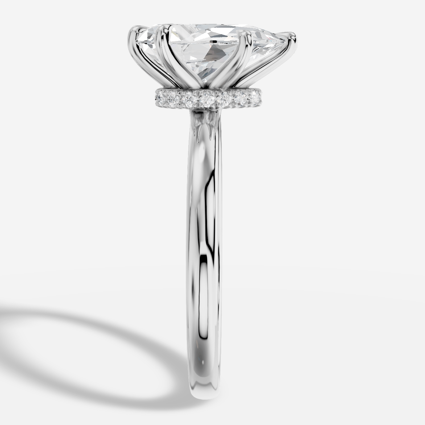 Elysium Damla Kesim Laboratuvar Pırlanta Yüzük | X Diamond