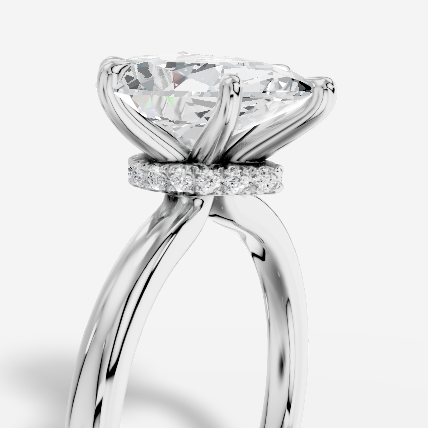 Elysium Damla Kesim Laboratuvar Pırlanta Yüzük | X Diamond