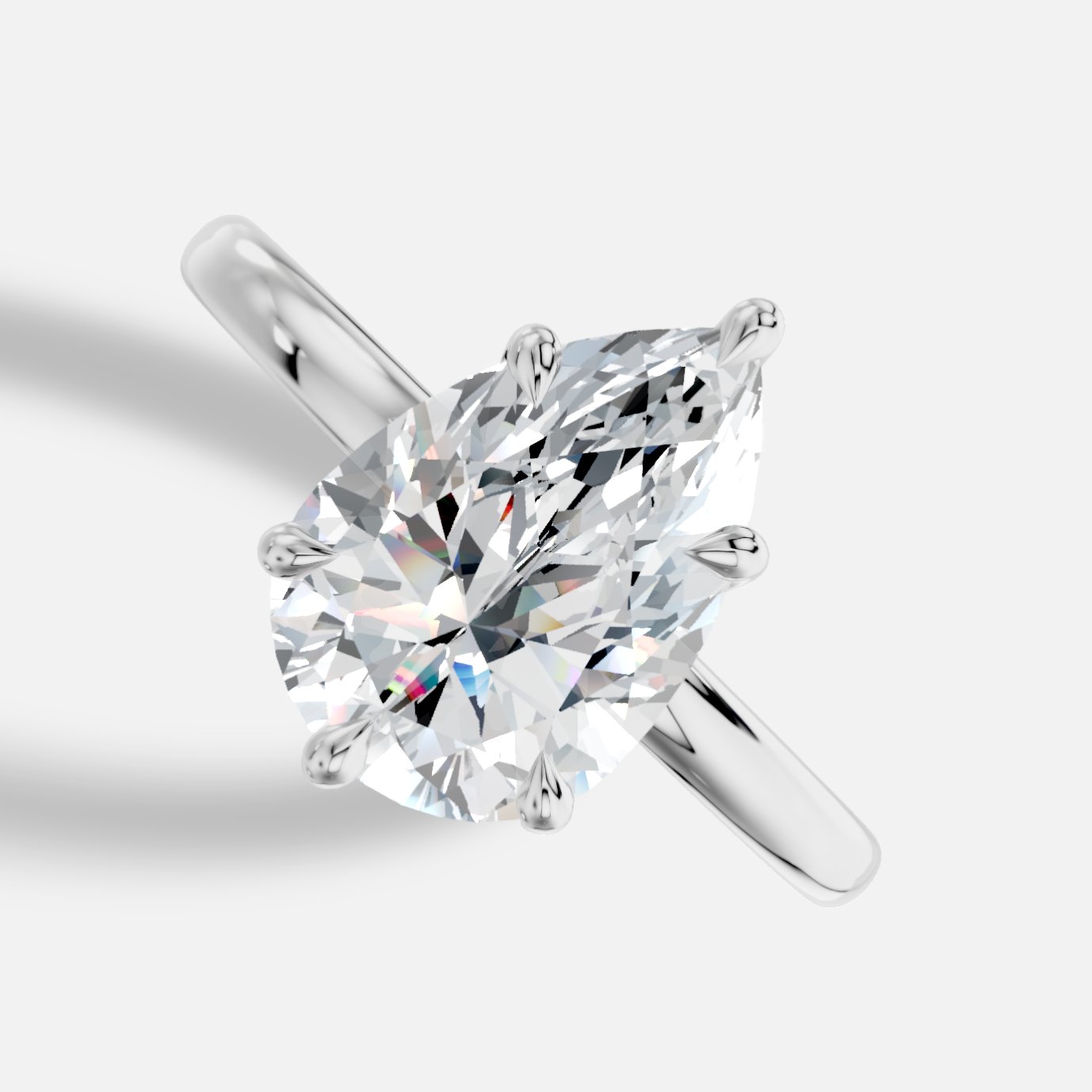 Elysium Damla Kesim Laboratuvar Pırlanta Yüzük | X Diamond