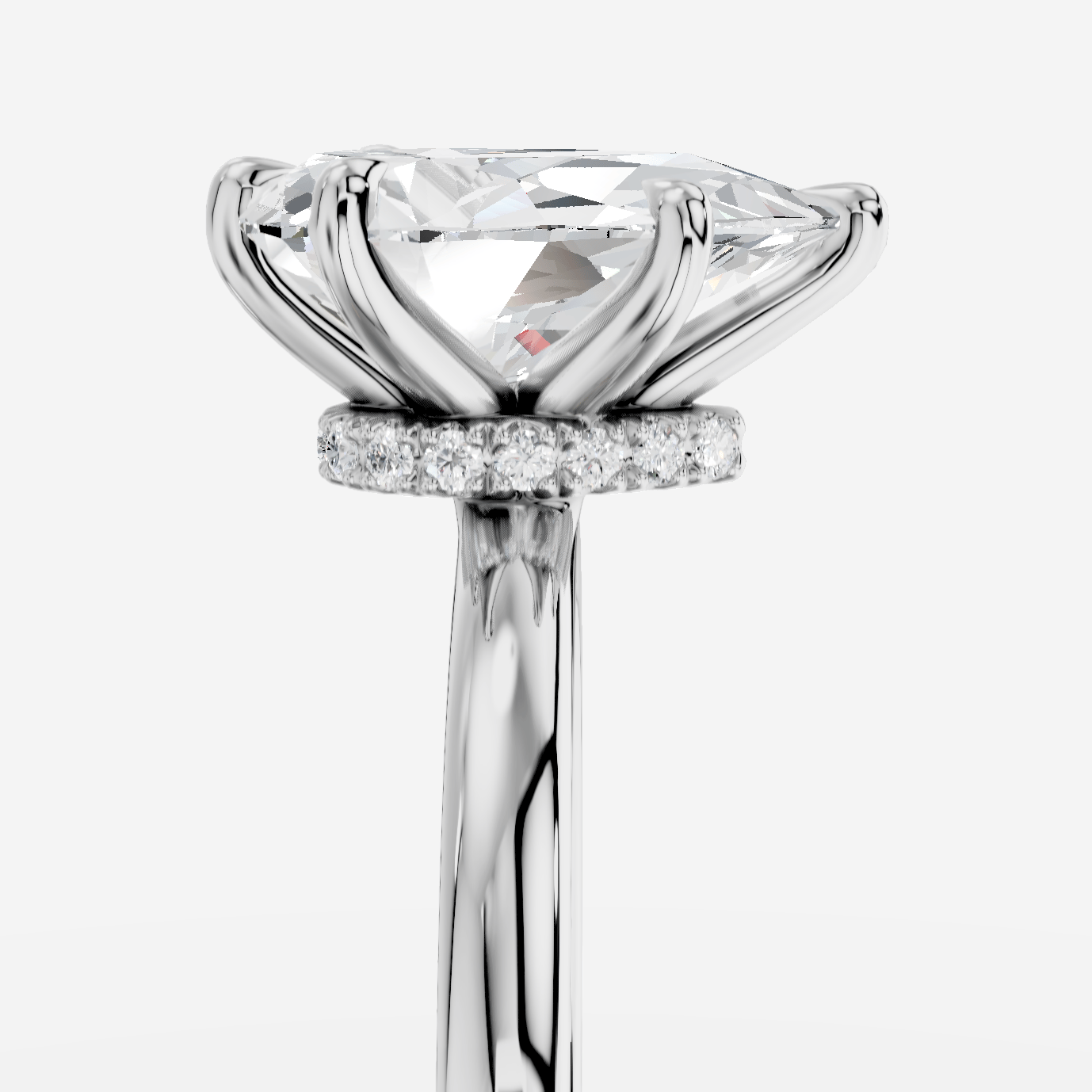 Elysium Damla Kesim Laboratuvar Pırlanta Yüzük | X Diamond