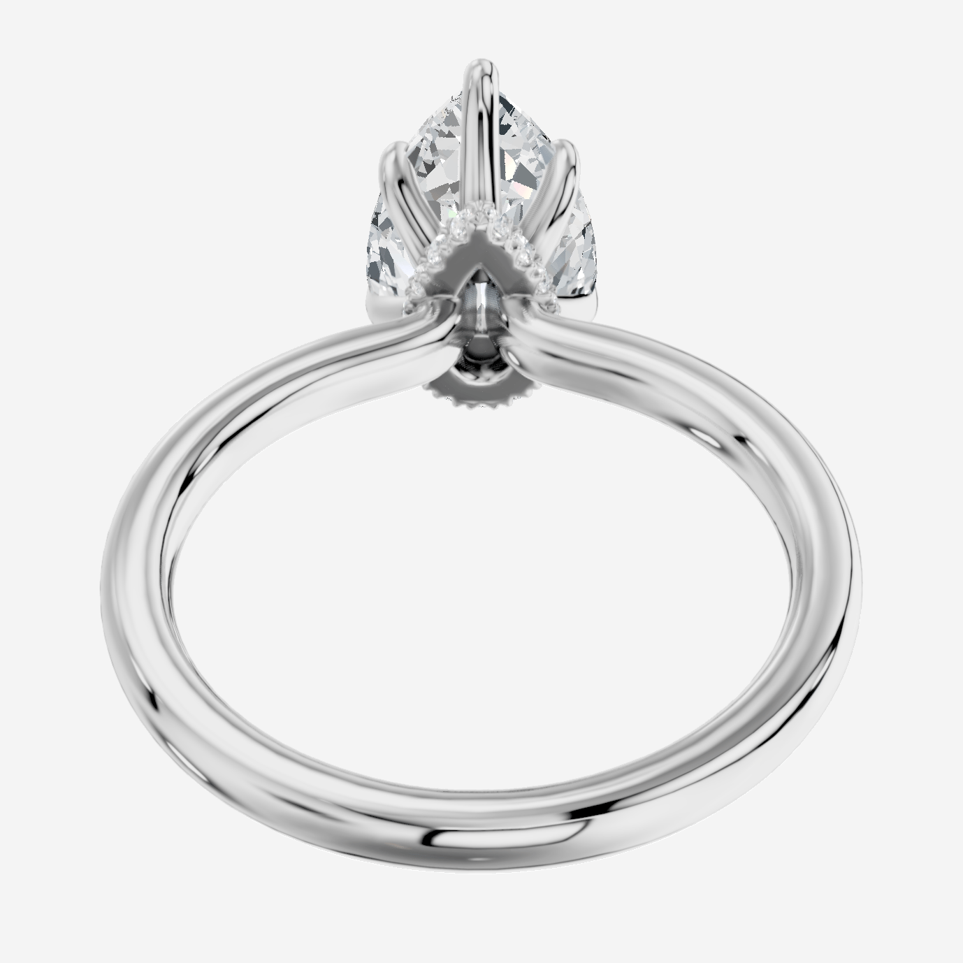 Elysium Damla Kesim Laboratuvar Pırlanta Yüzük | X Diamond