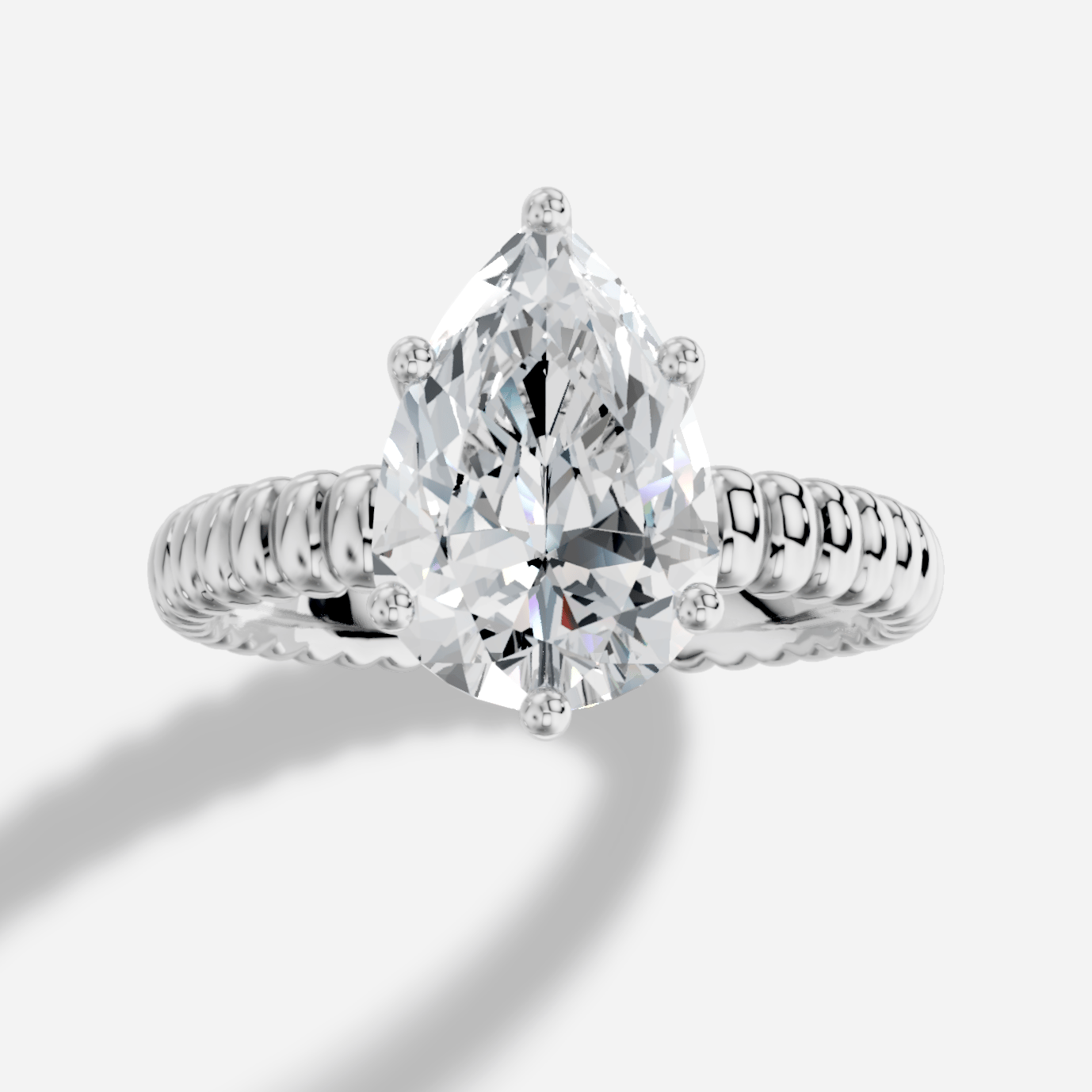 Evadra Damla Kesim Laboratuvar Pırlanta Yüzük | X Diamond