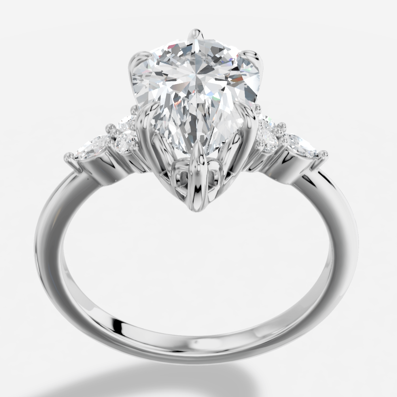 Liora Damla Kesim Exclusive Laboratuvar Pırlanta Yüzük | X Diamond