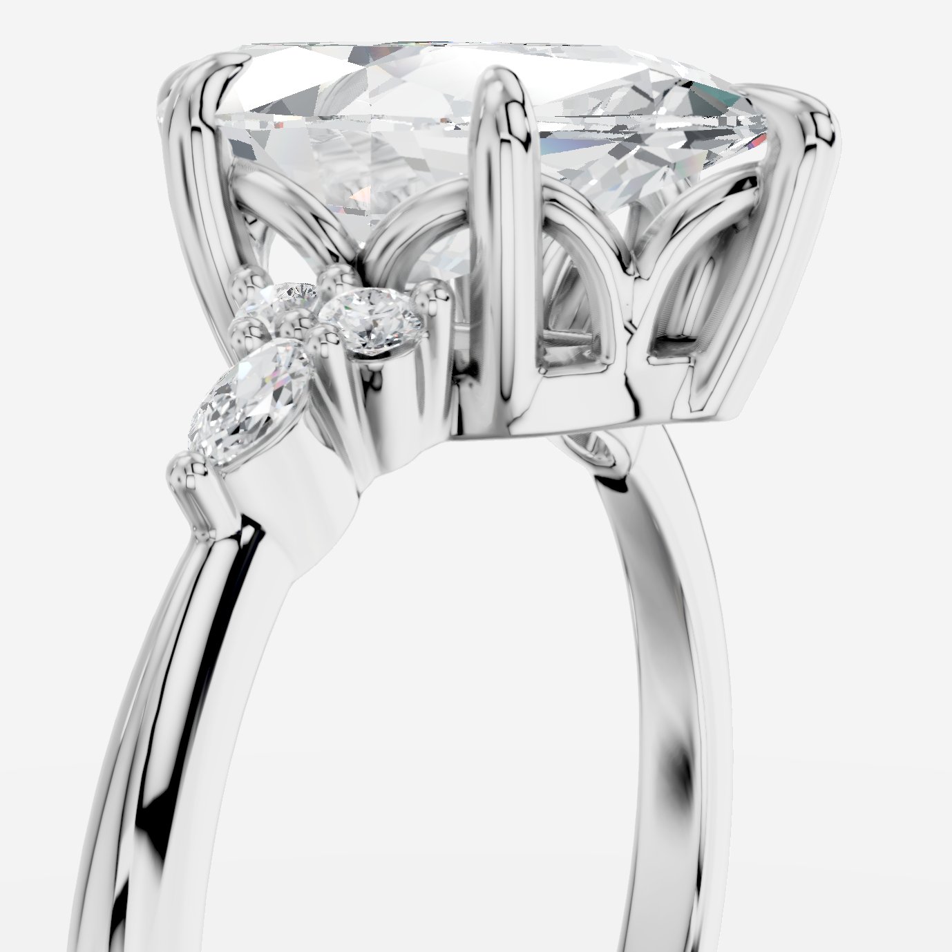 Liora Damla Kesim Exclusive Laboratuvar Pırlanta Yüzük | X Diamond