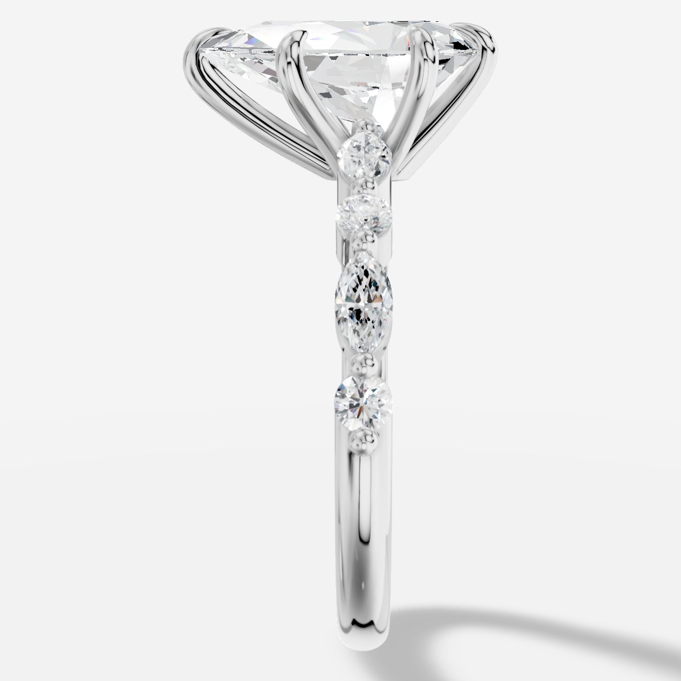 Royelle Damla Kesim Exclusive Laboratuvar Pırlanta Yüzük | X Diamond