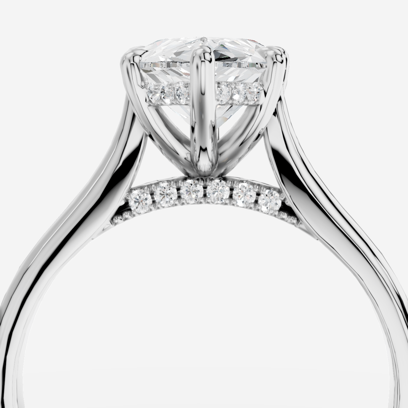 Secret Damla Kesim Laboratuvar Pırlanta Yüzük | X Diamond