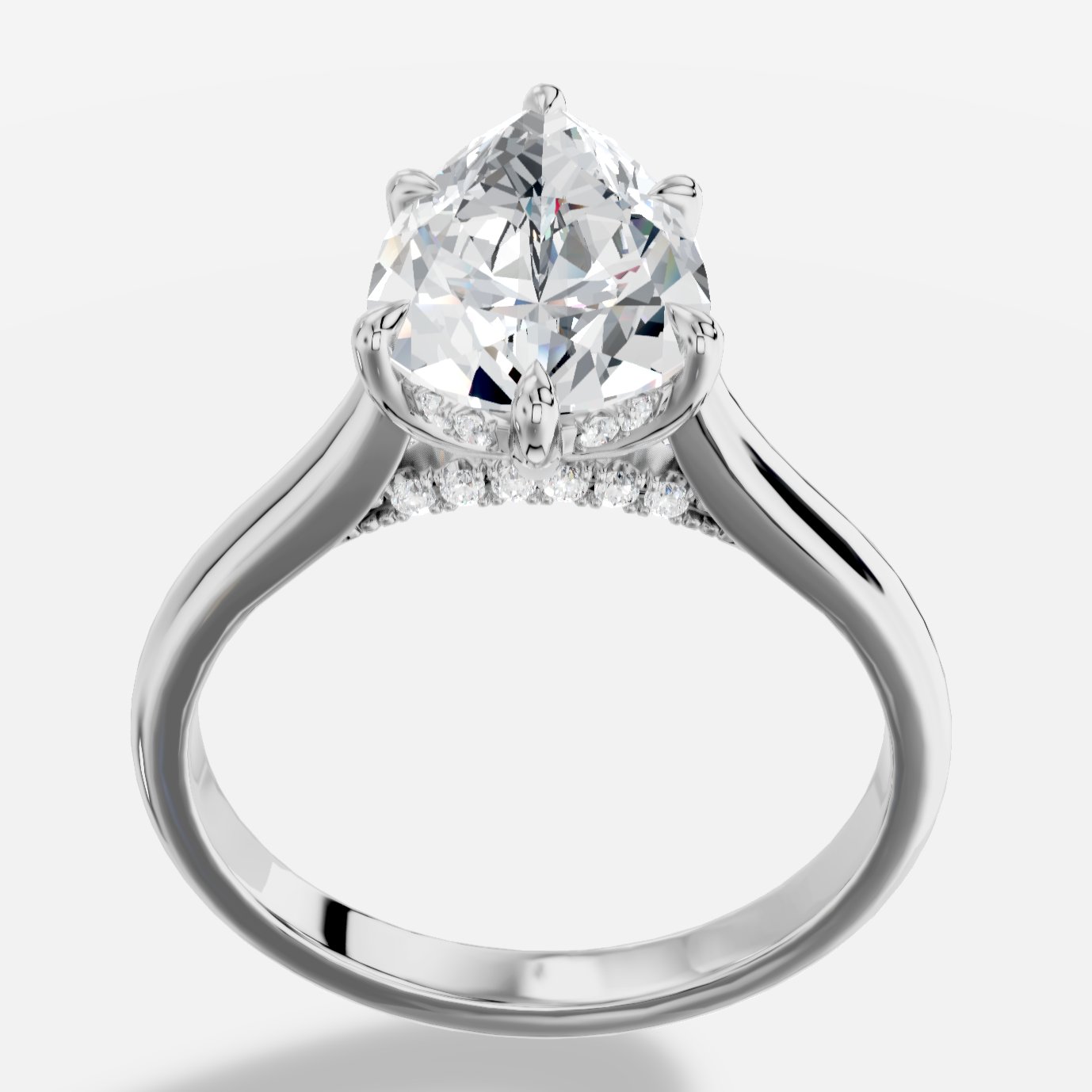 Secret Damla Kesim Laboratuvar Pırlanta Yüzük | X Diamond