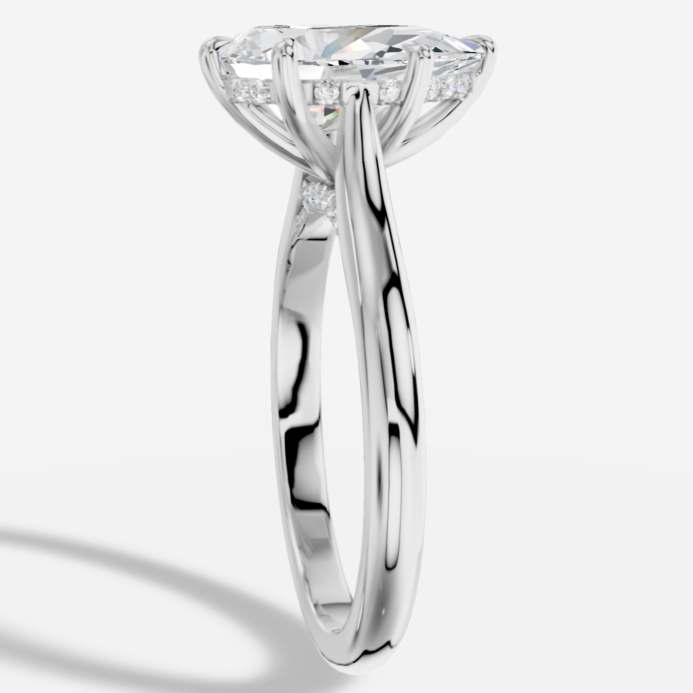 Secret Damla Kesim Laboratuvar Pırlanta Yüzük | X Diamond