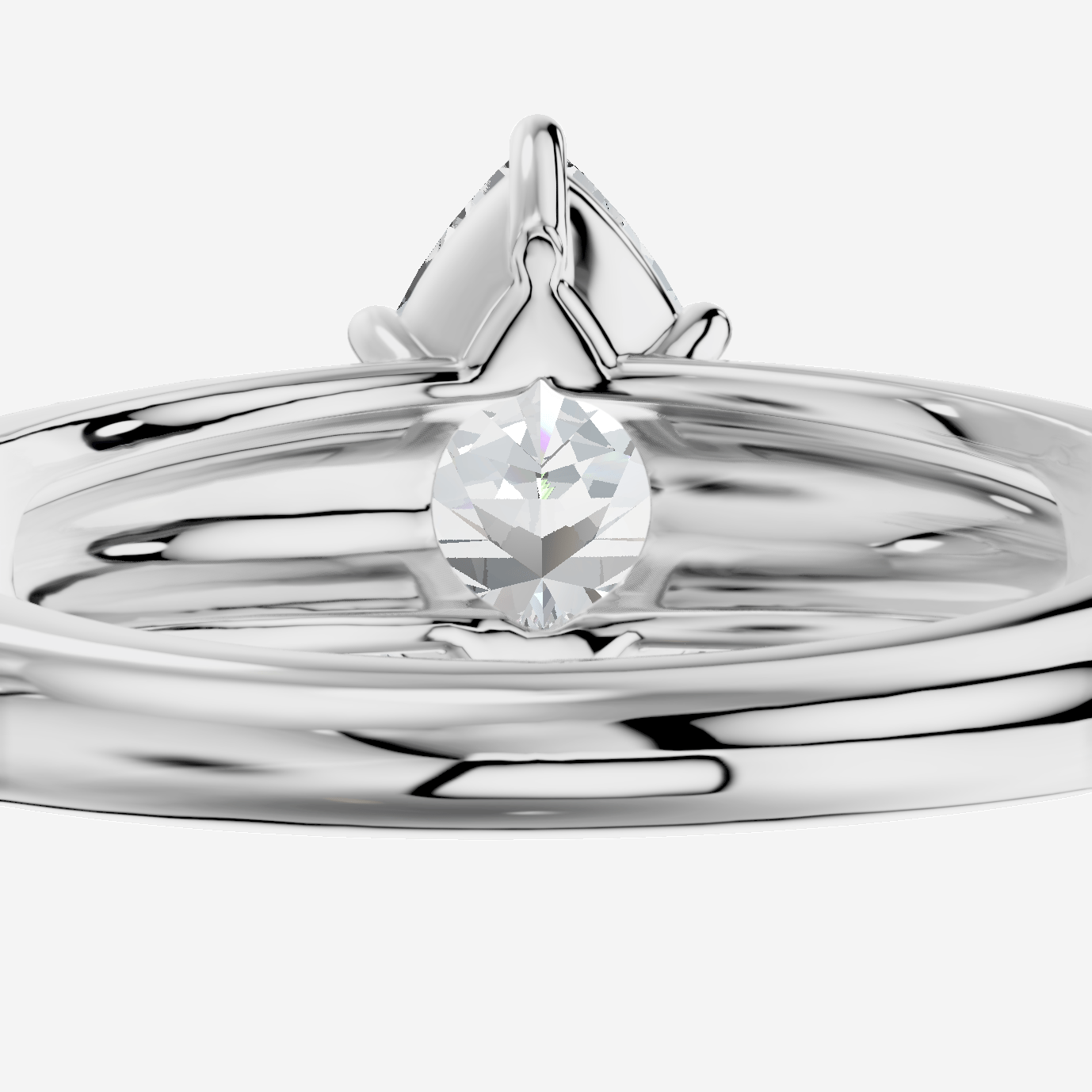 Seraphine Damla Kesim Laboratuvar Pırlanta Yüzük | X Diamond