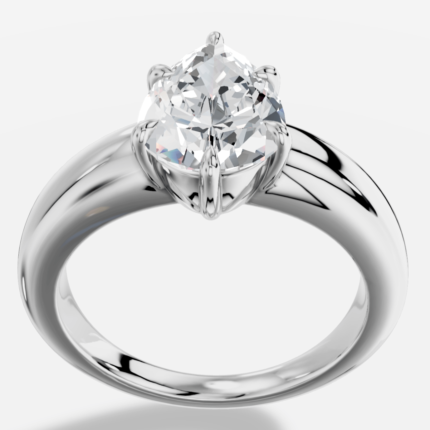 Seraphine Damla Kesim Laboratuvar Pırlanta Yüzük | X Diamond