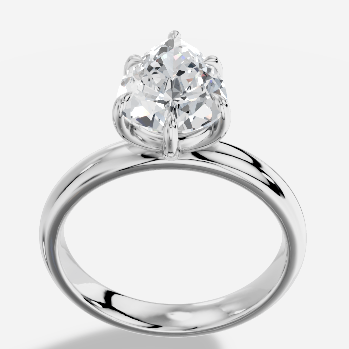 Thalia Damla Kesim Laboratuvar Pırlanta Yüzük | X Diamond