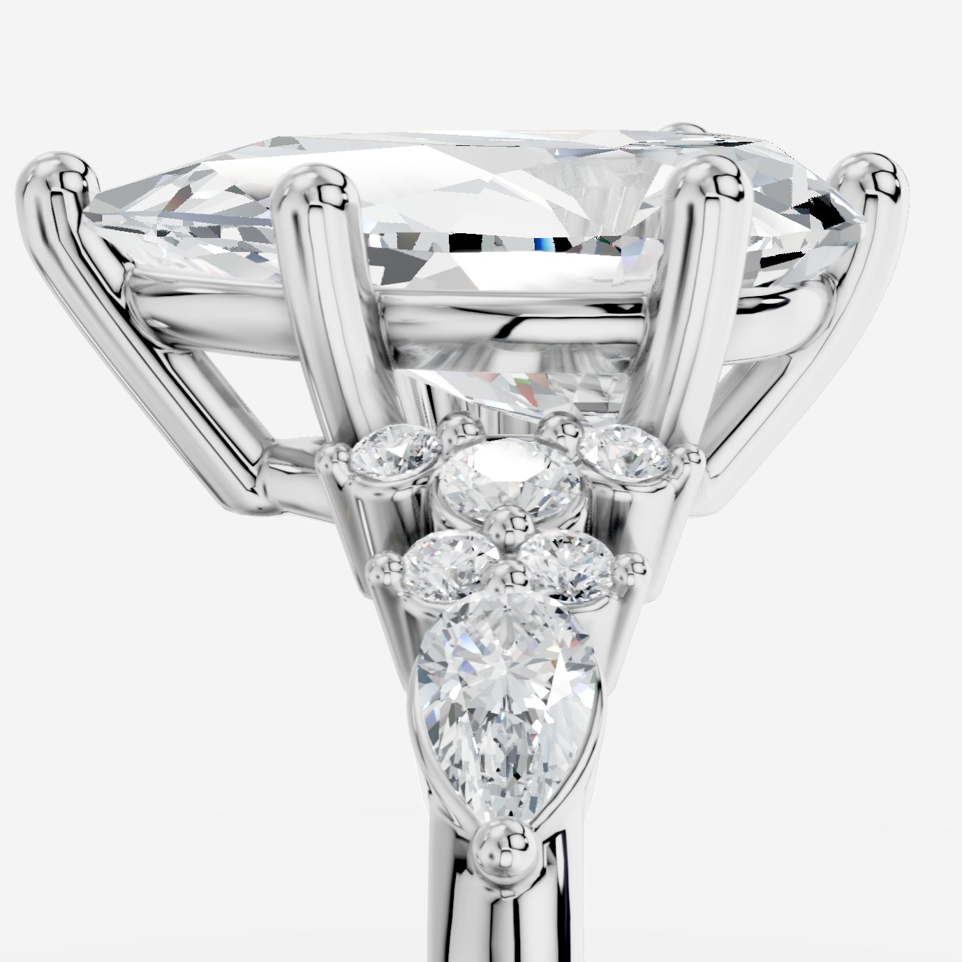 Veloria Damla Kesim Exclusive Laboratuvar Pırlanta Yüzük | X Diamond