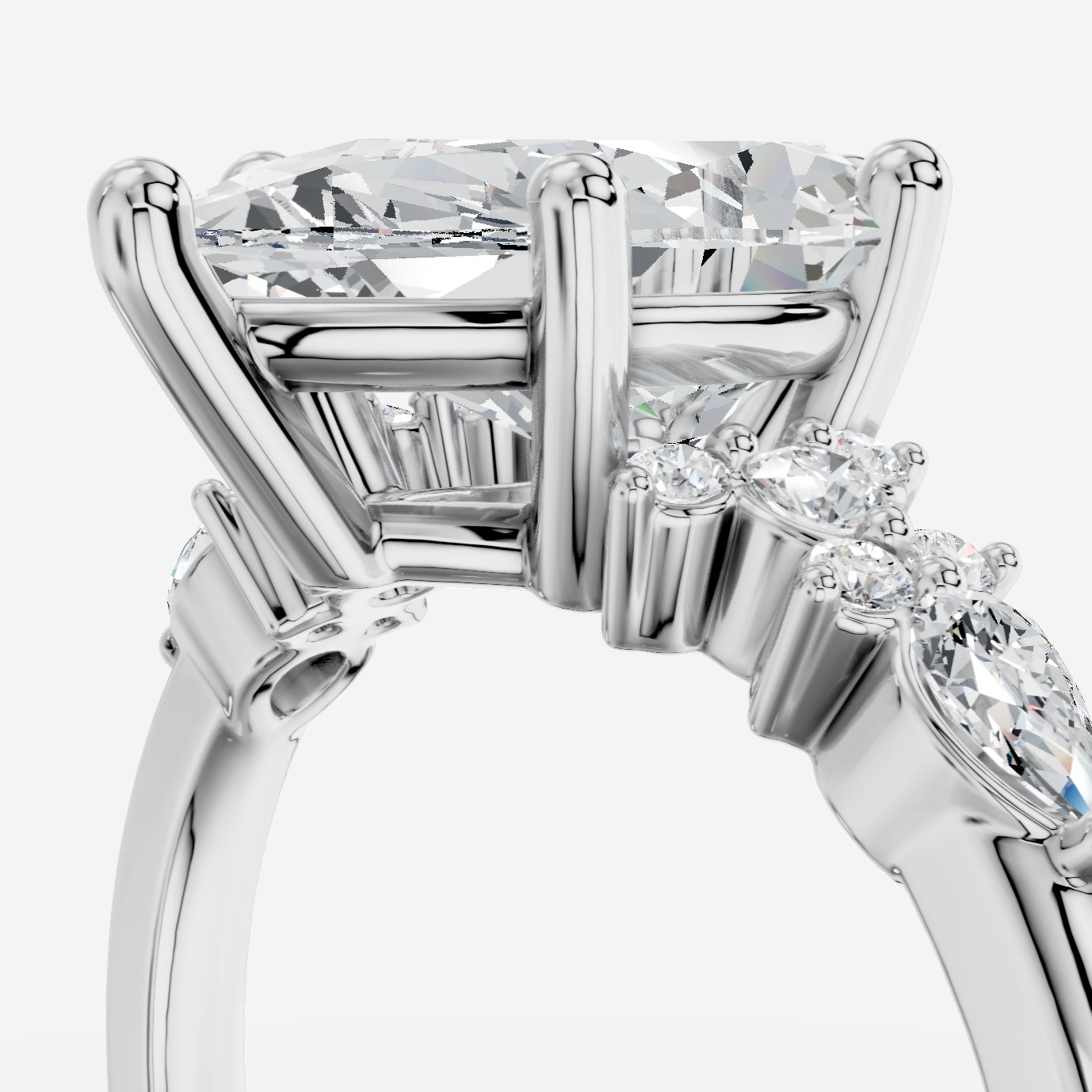 Veloria Damla Kesim Exclusive Laboratuvar Pırlanta Yüzük | X Diamond