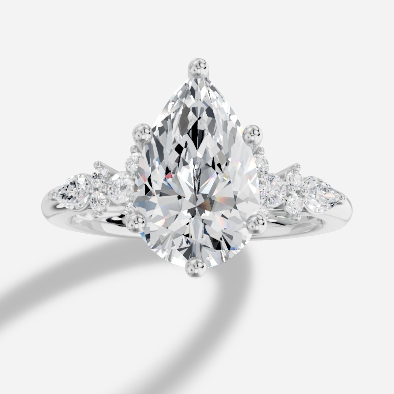 Veloria Damla Kesim Exclusive Laboratuvar Pırlanta Yüzük | X Diamond